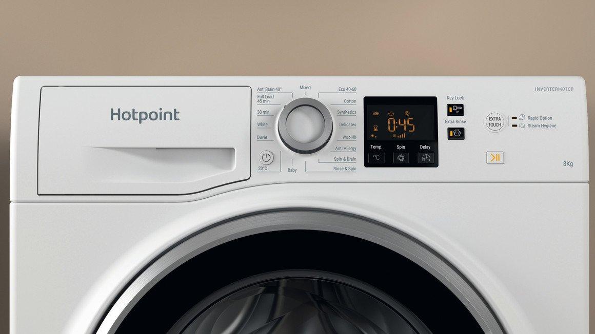 Hotpoint NSWE846WSUK 8kg 1400 Spin Washing Machine  thumbnail image
