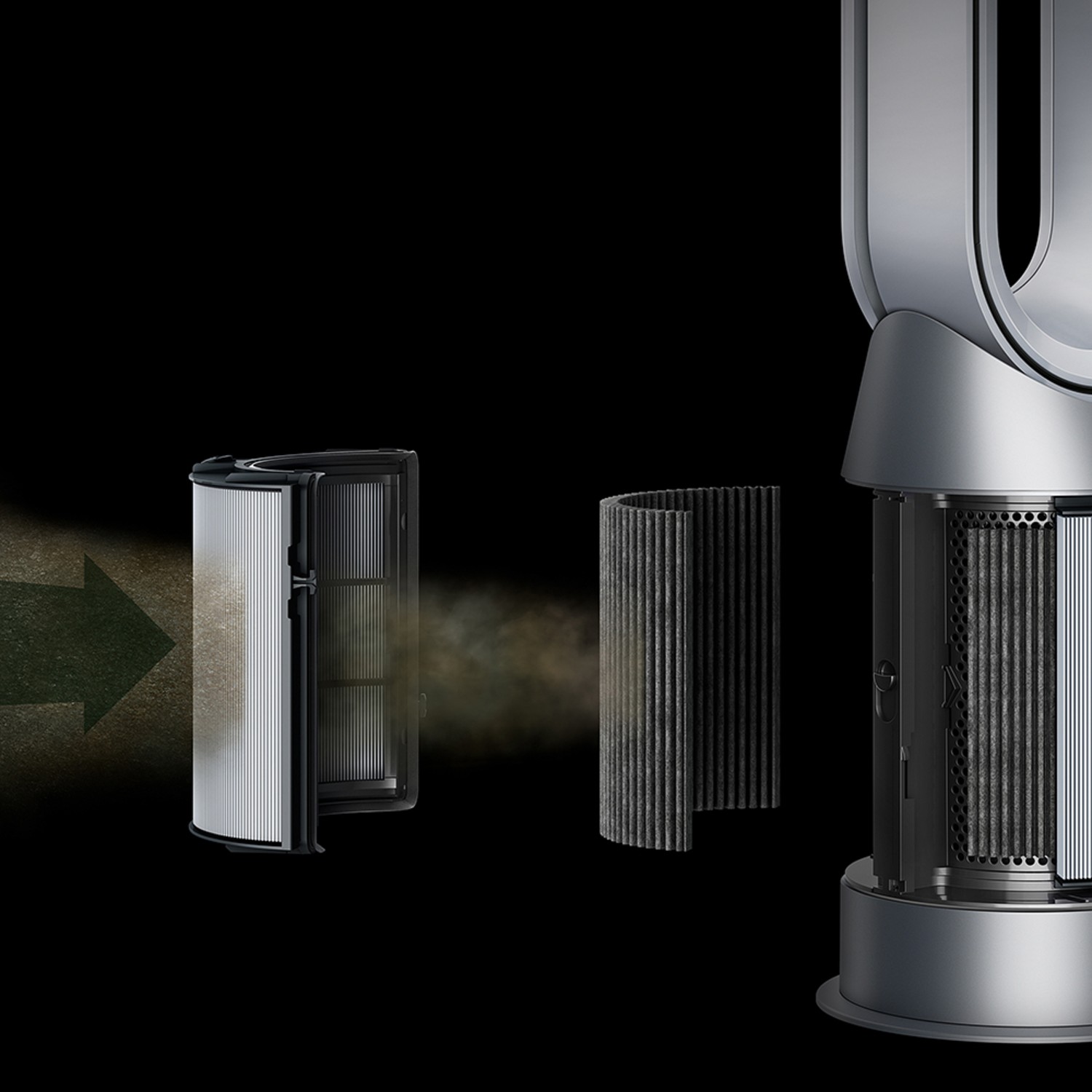 Dyson HP07 Pure Hot+Cool Purifying Fan Heater thumbnail image