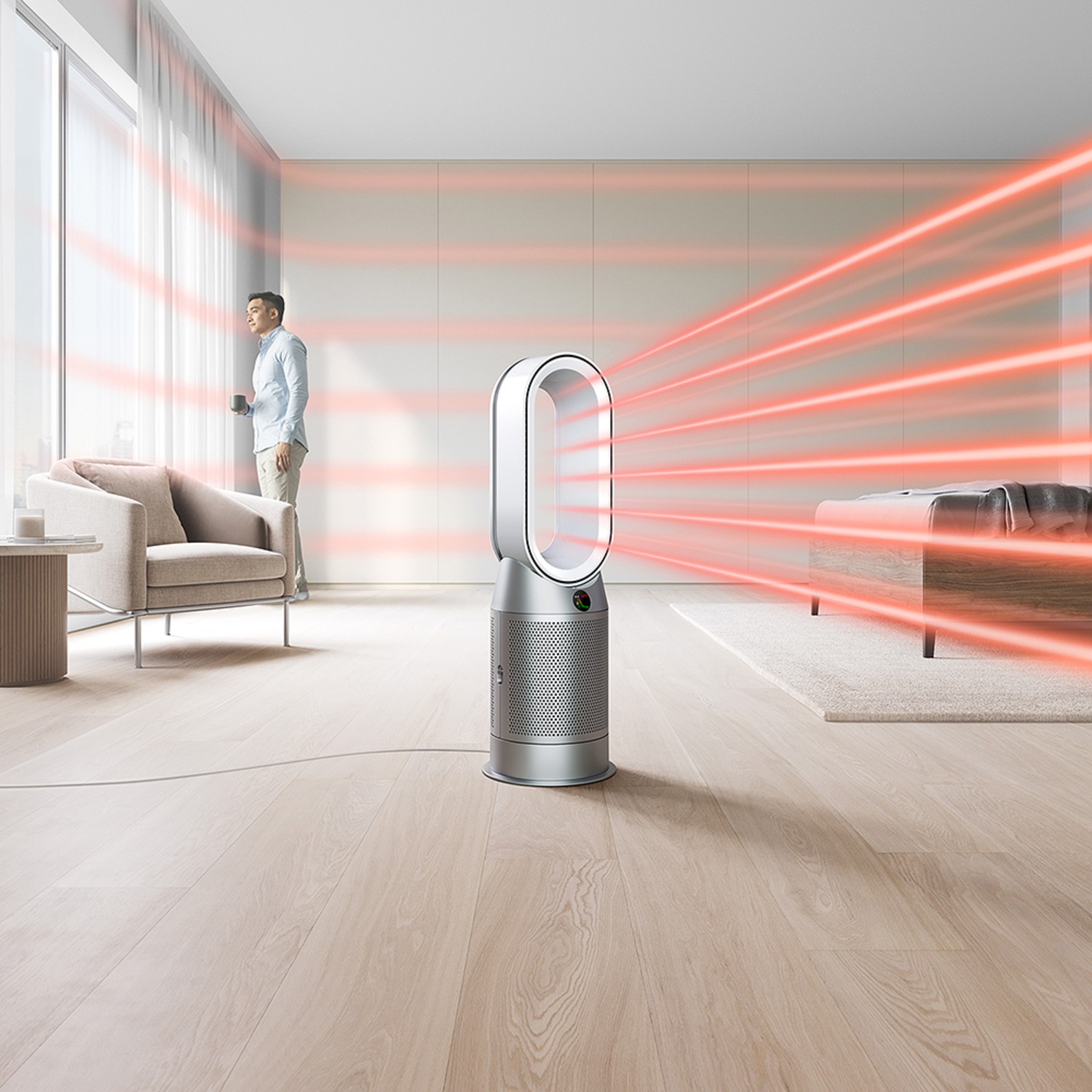 Dyson HP07 Pure Hot+Cool Purifying Fan Heater thumbnail image