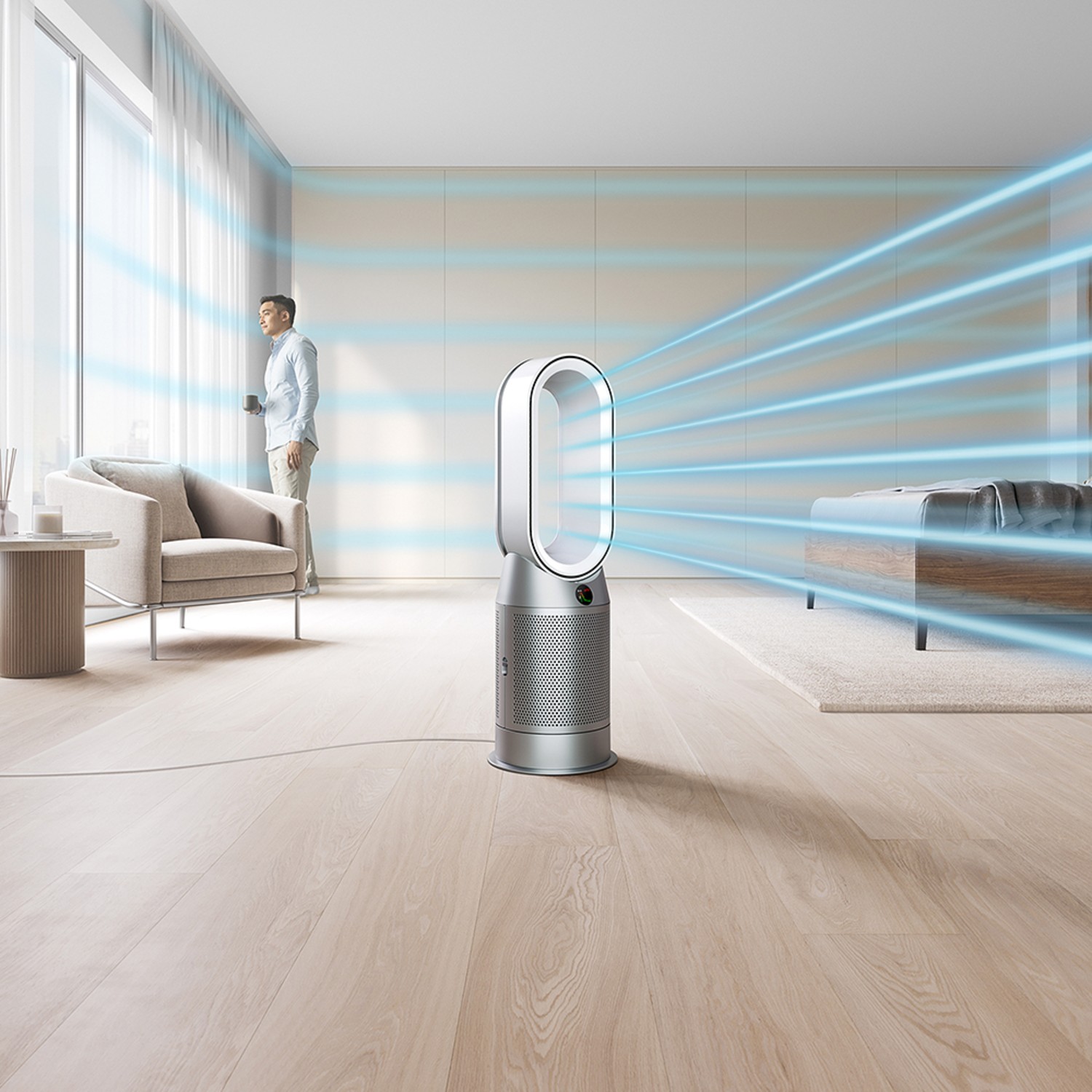 Dyson HP07 Pure Hot+Cool Purifying Fan Heater thumbnail image
