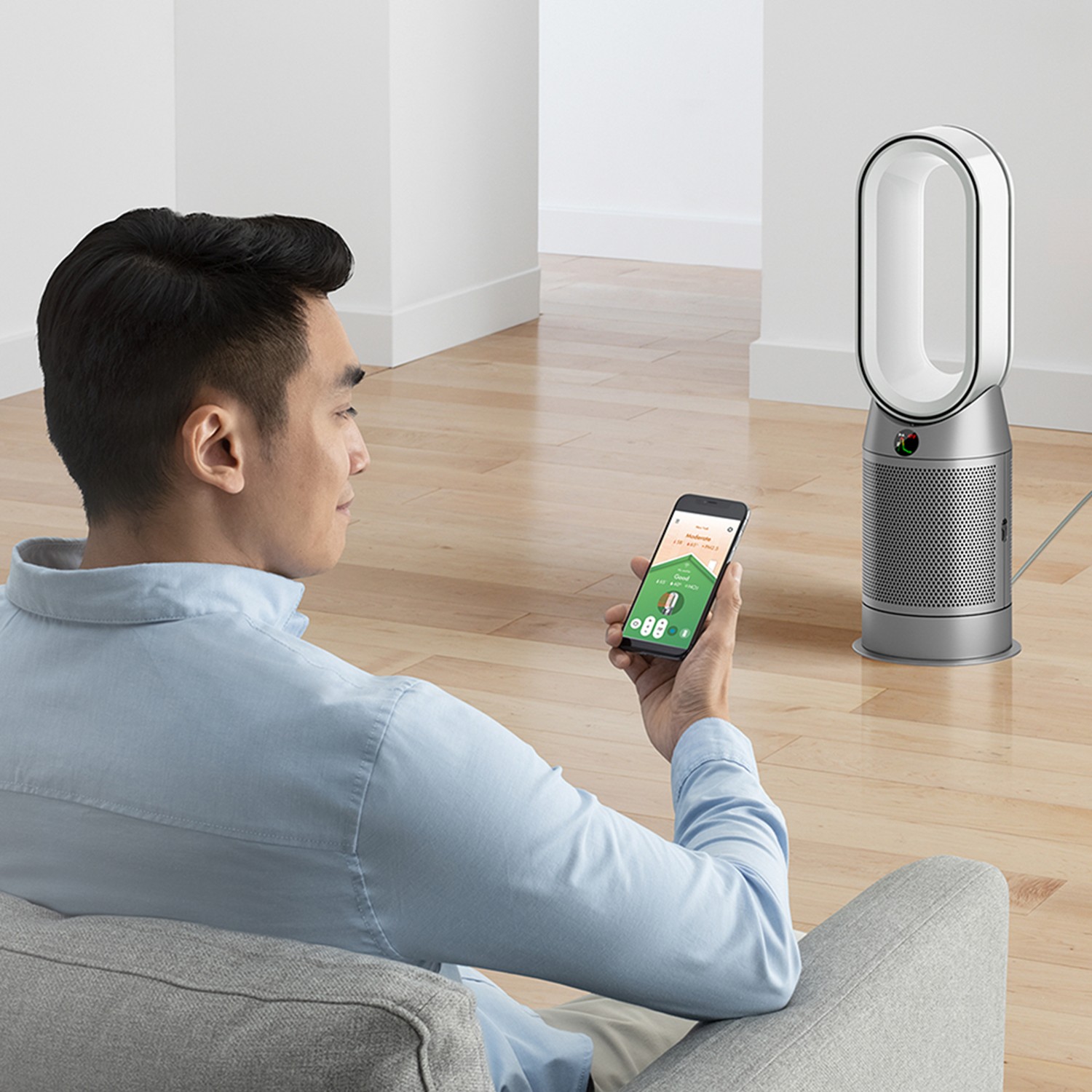 Dyson HP07 Pure Hot+Cool Purifying Fan Heater thumbnail image