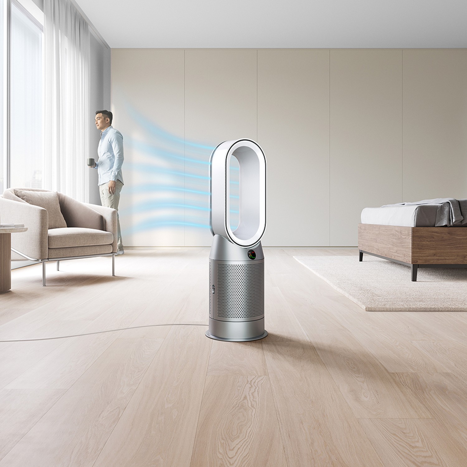 Dyson HP07 Pure Hot+Cool Purifying Fan Heater thumbnail image