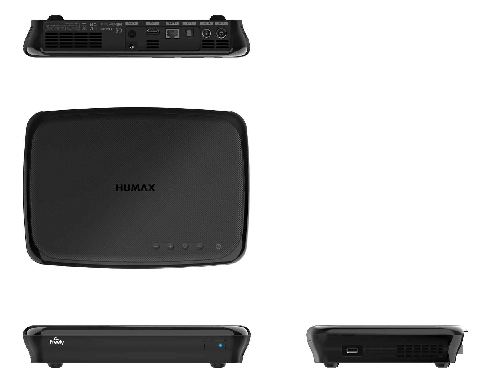 Humax FHR-6000T Freely PVR Recordable Set Top Box - Black thumbnail image