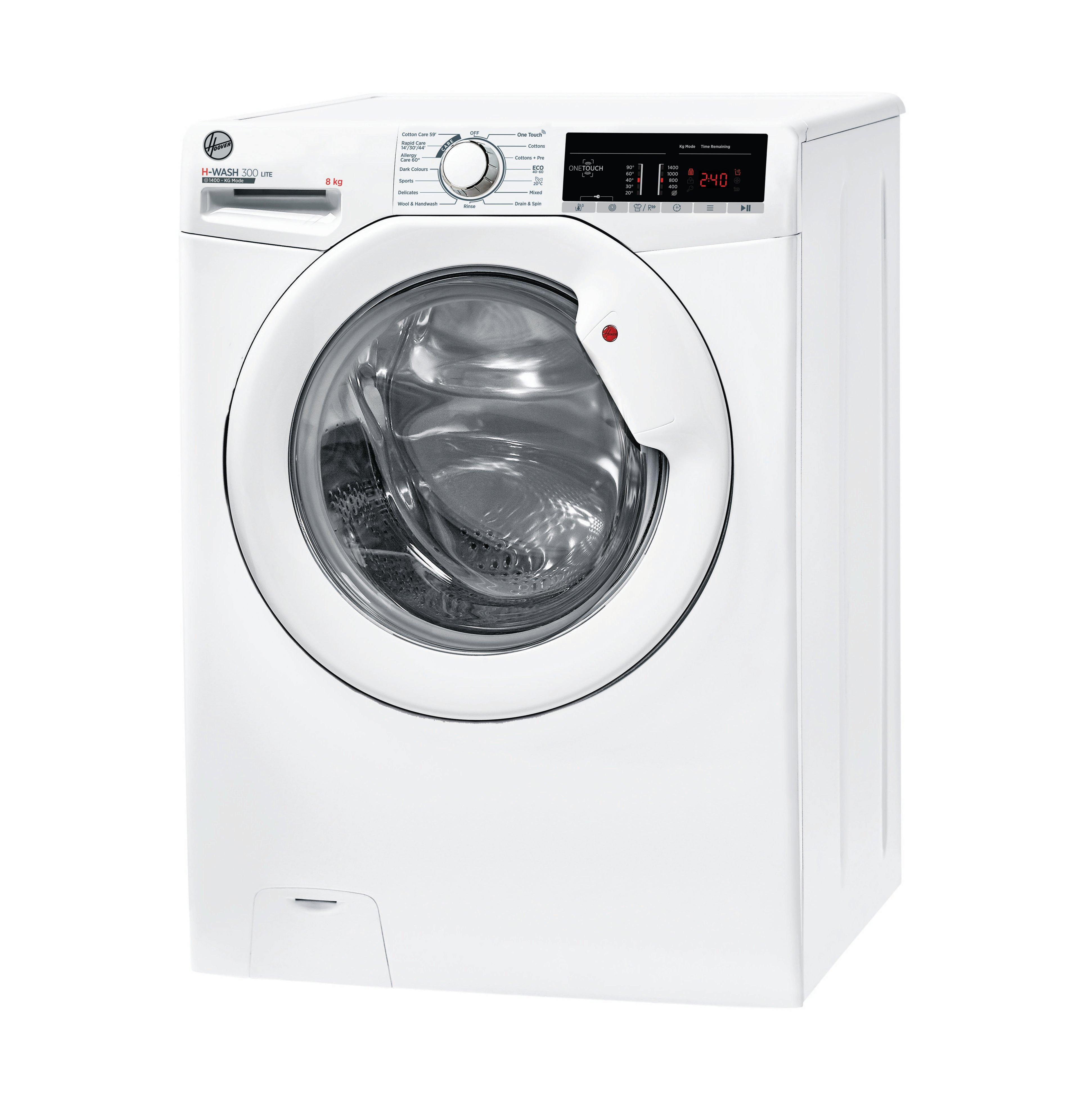 Hoover H3W 48TA4 8kg 1400 Spin Washing Machine - White thumbnail image