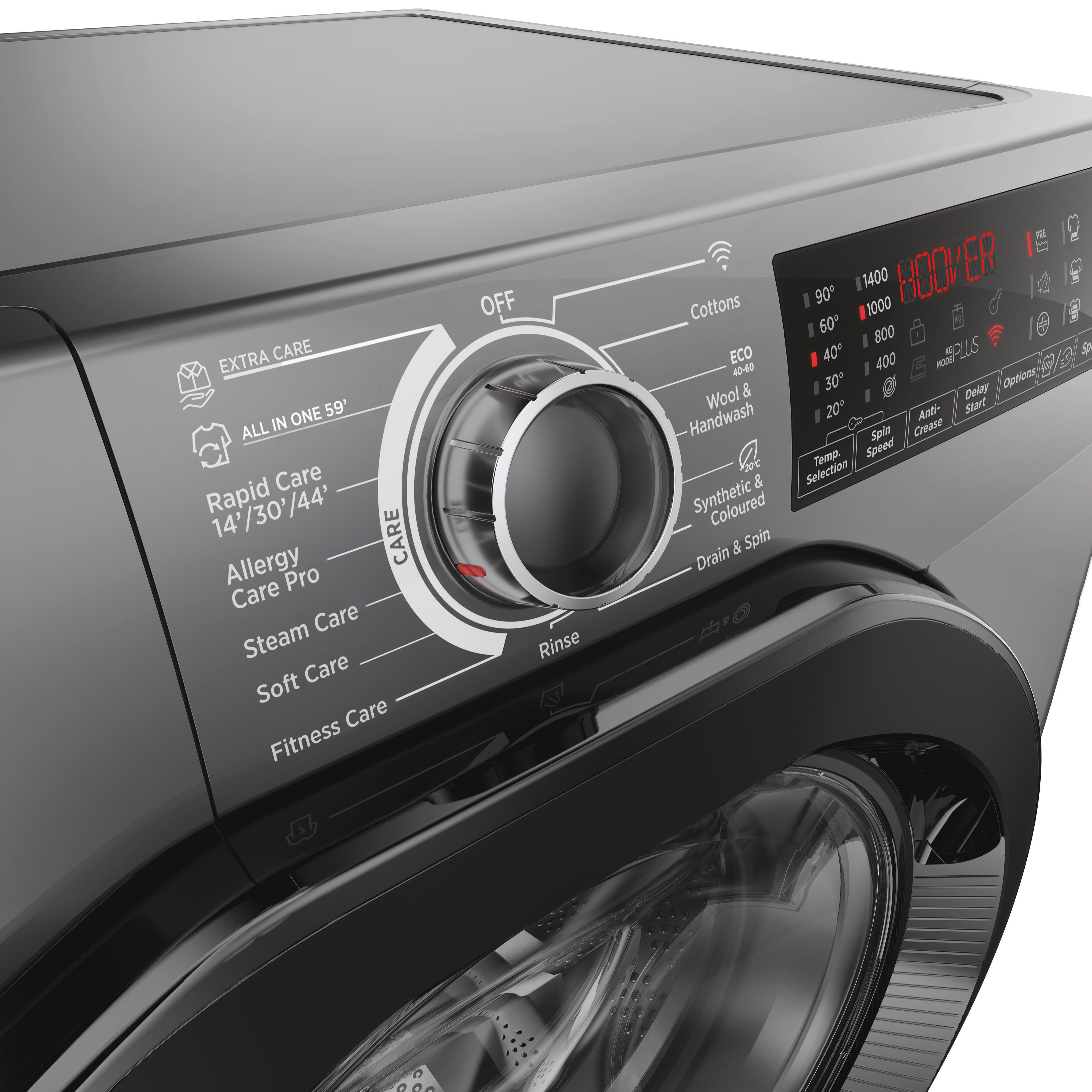 Hoover H3WPS4106TAMBR 10kg, 1400 Spin Washing Machine - Graphite thumbnail image