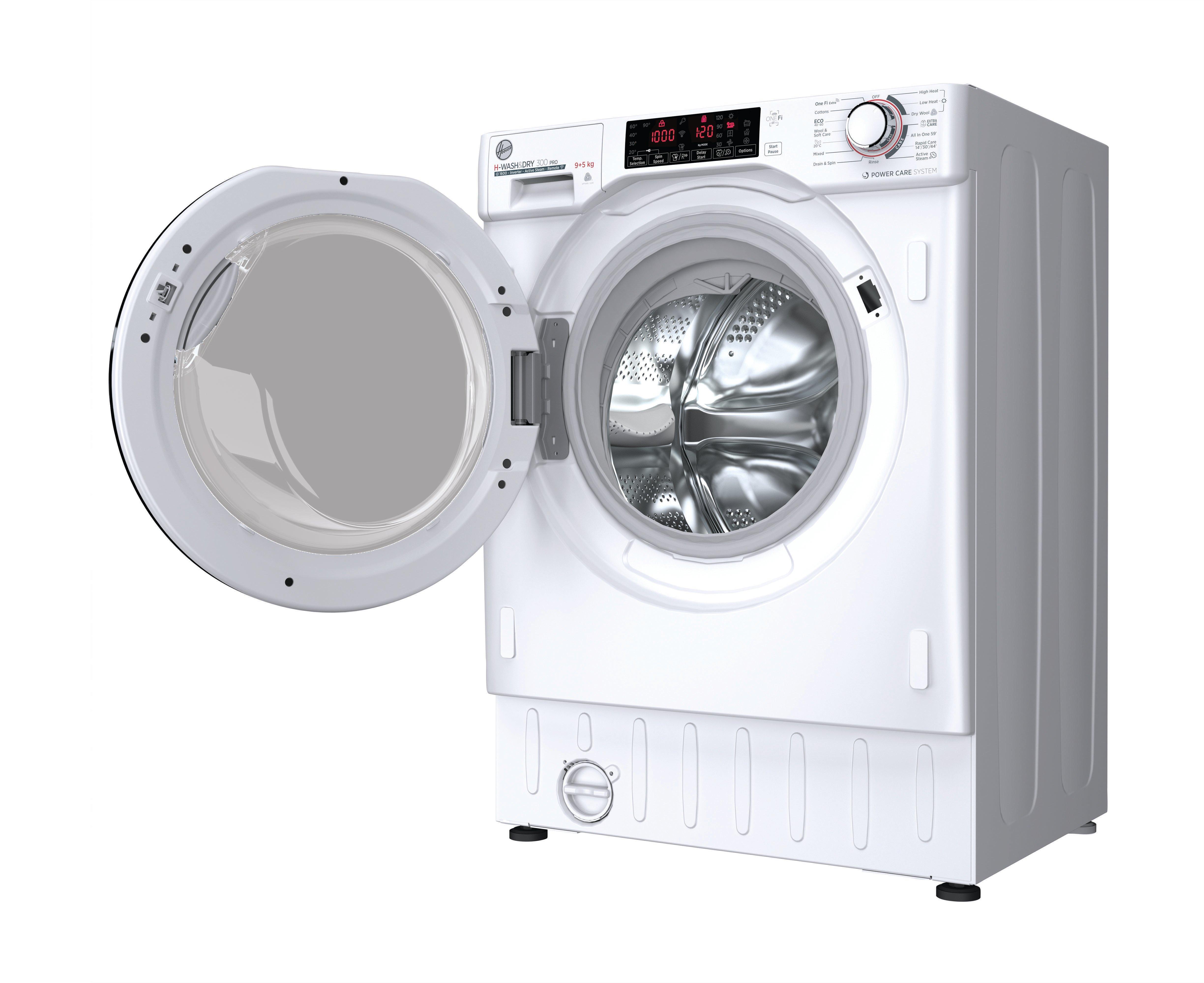 Hoover HBDOS695TAMSE 9kg/5kg 1600 Spin Integrated Washer Dryer - White thumbnail image