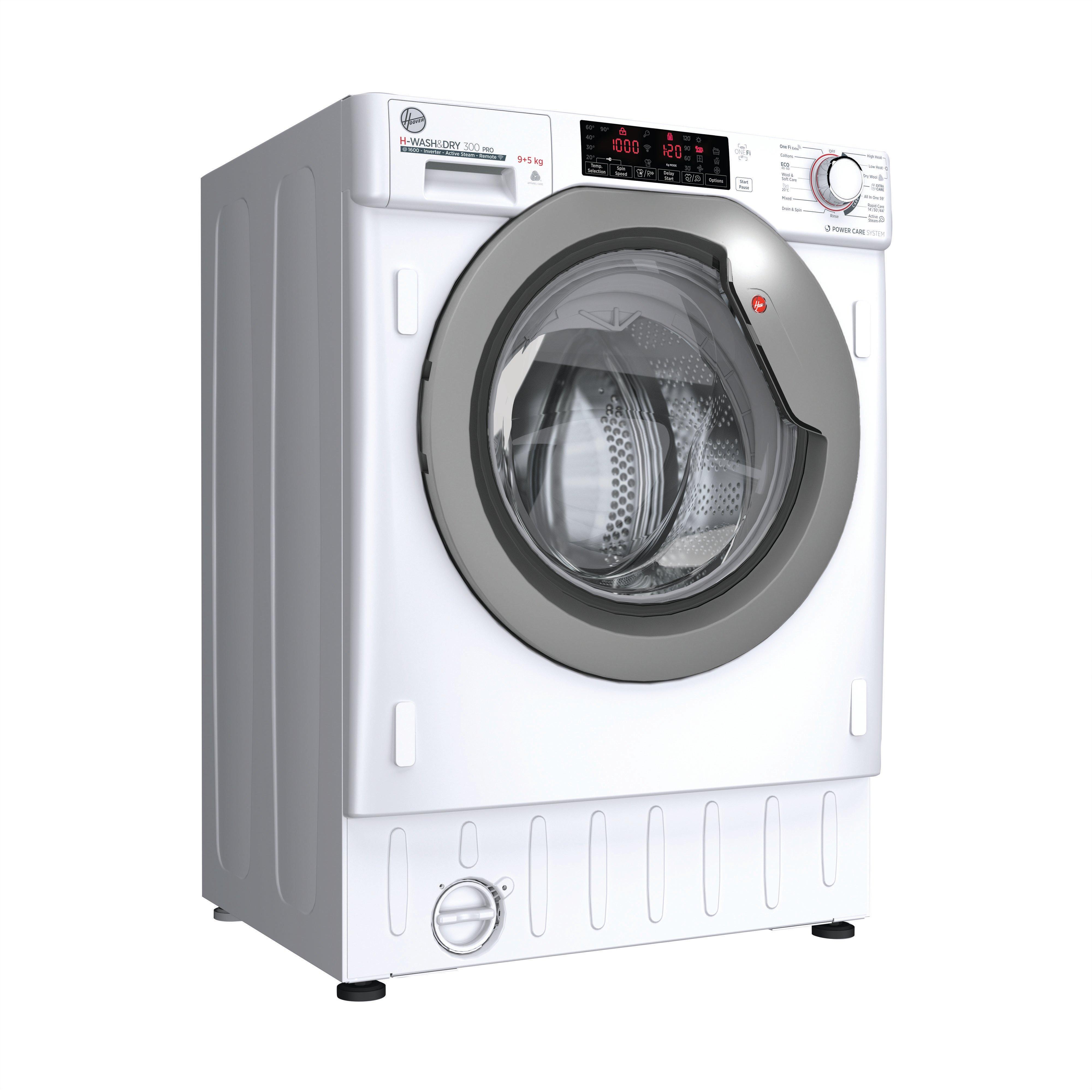 Hoover HBDOS695TAMSE 9kg/5kg 1600 Spin Integrated Washer Dryer - White thumbnail image