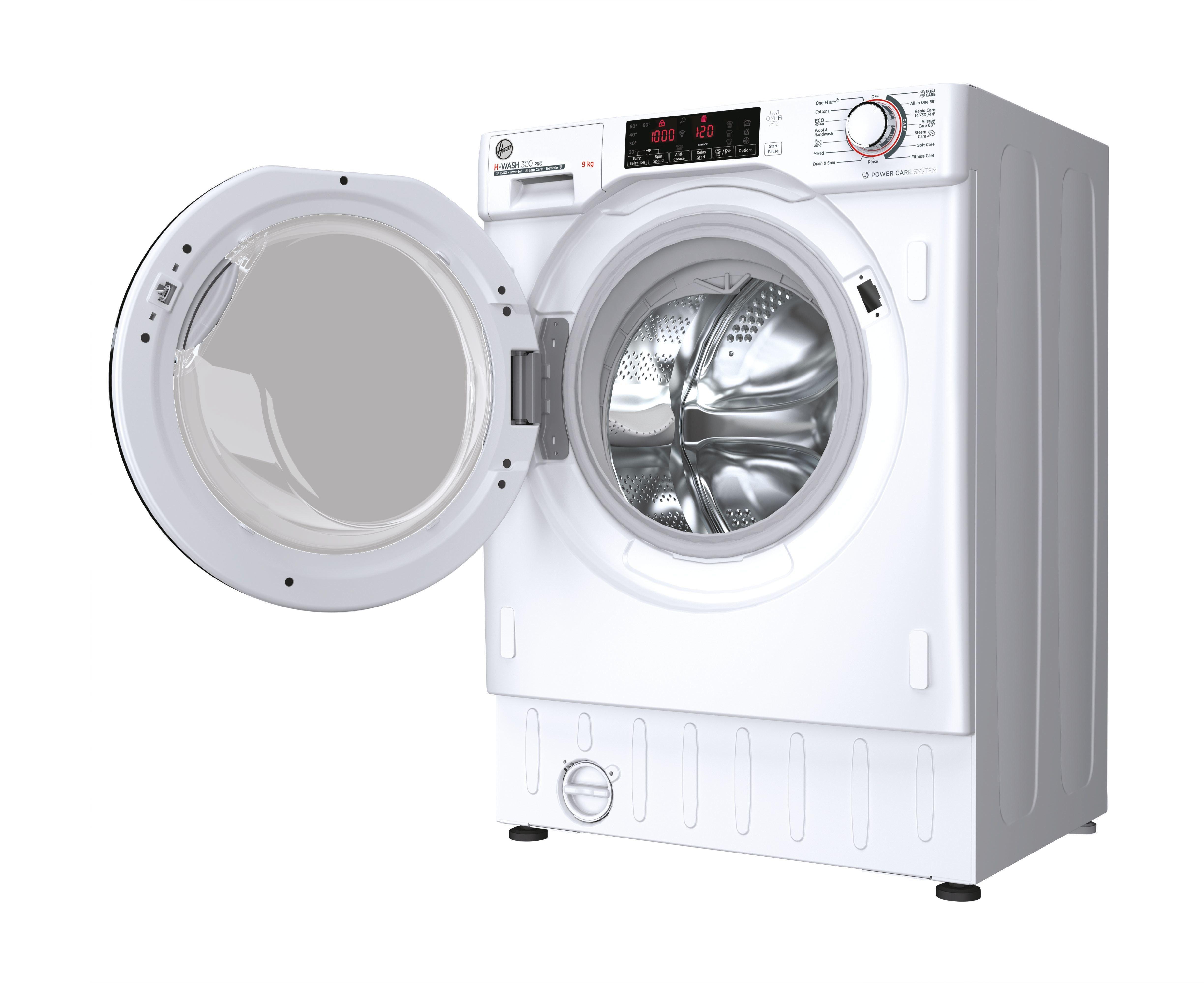 Hoover HBWOS69TAMSE 9kg 1600 Spin Integrated Washing Machine - White thumbnail image