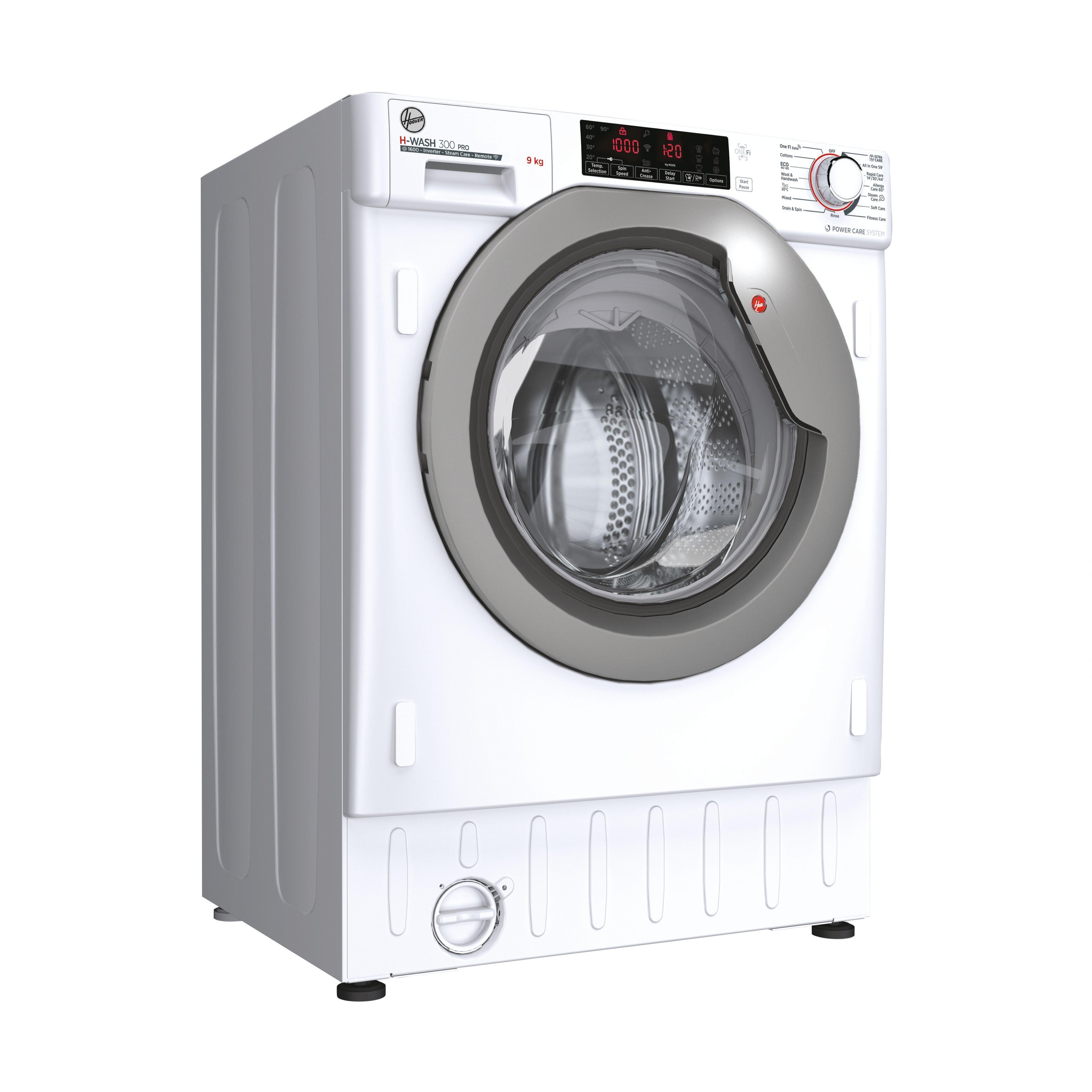 Hoover HBWOS69TAMSE 9kg 1600 Spin Integrated Washing Machine - White thumbnail image