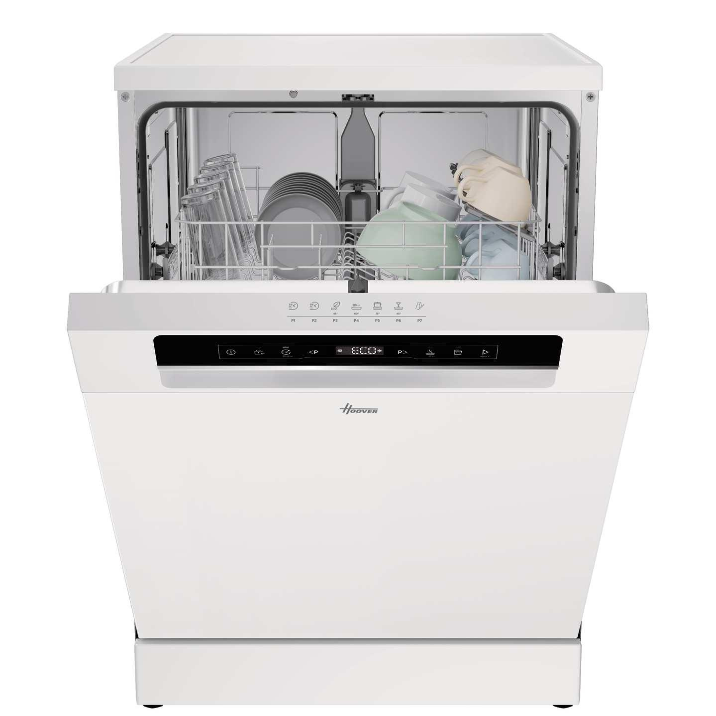 Hoover HFP4D9F0W1-80 Dishwasher - White - 14 Place Settings thumbnail image