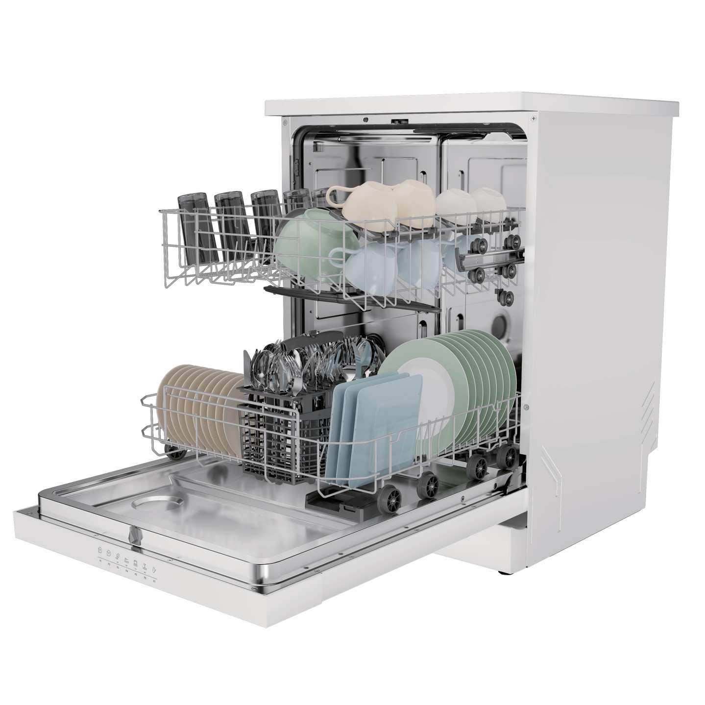 Hoover HFP4D9F0W1-80 Dishwasher - White - 14 Place Settings thumbnail image