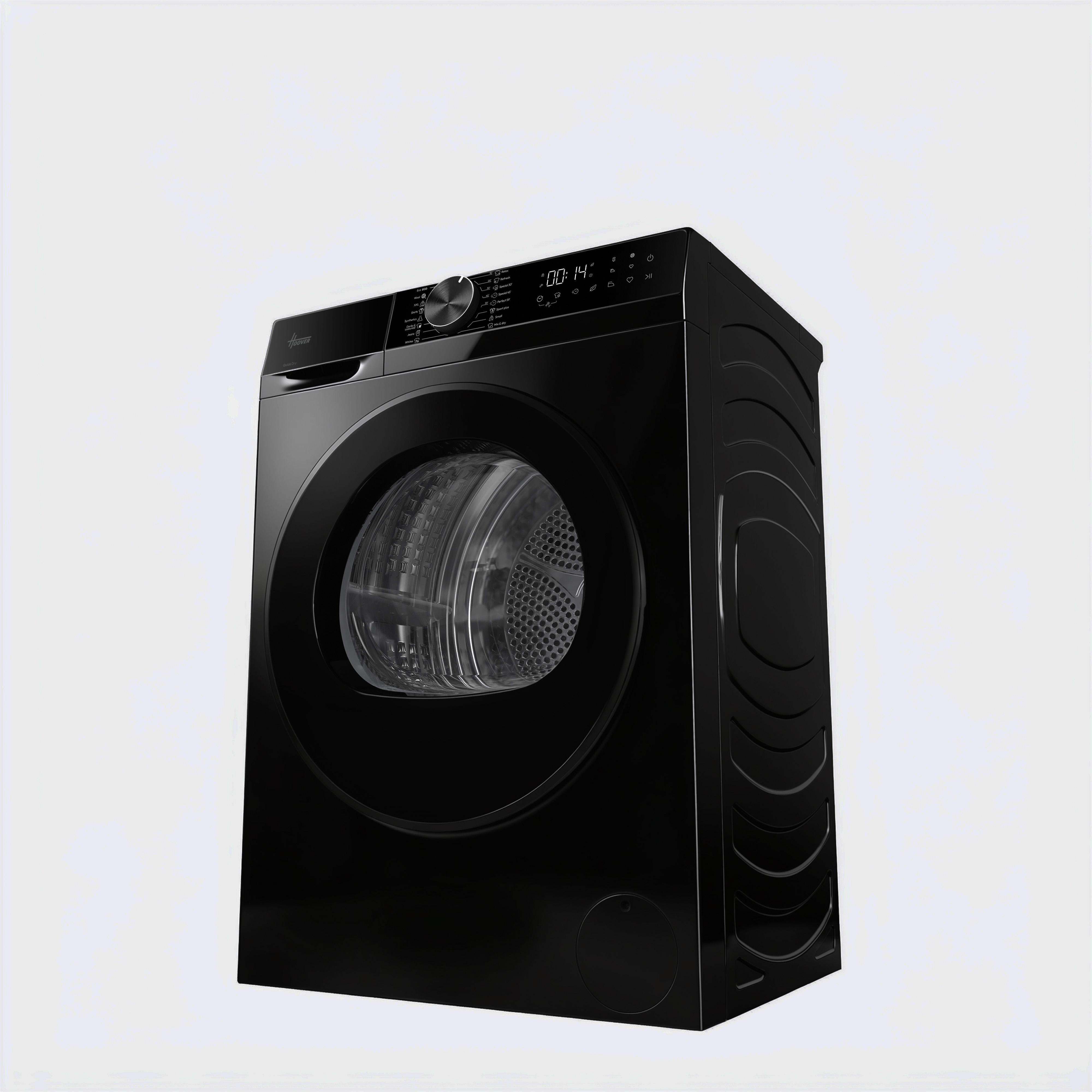 Hoover HGD 8N2C-800 8kg Heat Pump Tumble Dryer - Black thumbnail image