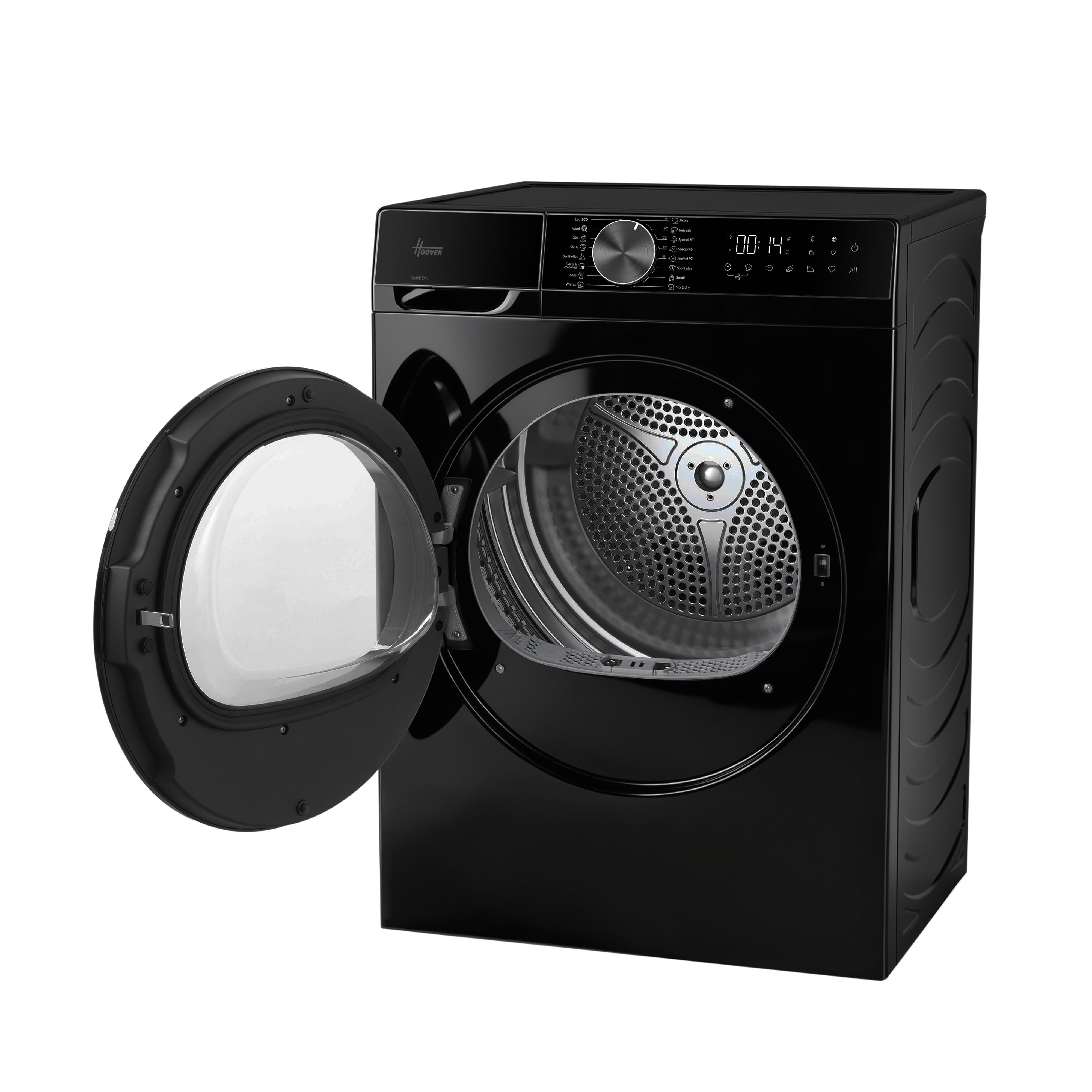 Hoover HGD 8N2C-800 8kg Heat Pump Tumble Dryer - Black thumbnail image