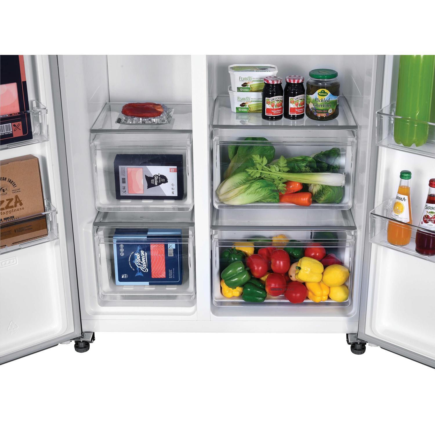 Hoover HHSBSO-6174XK-1 91cm 60/40 Frost Free American Fridge Freezer thumbnail image