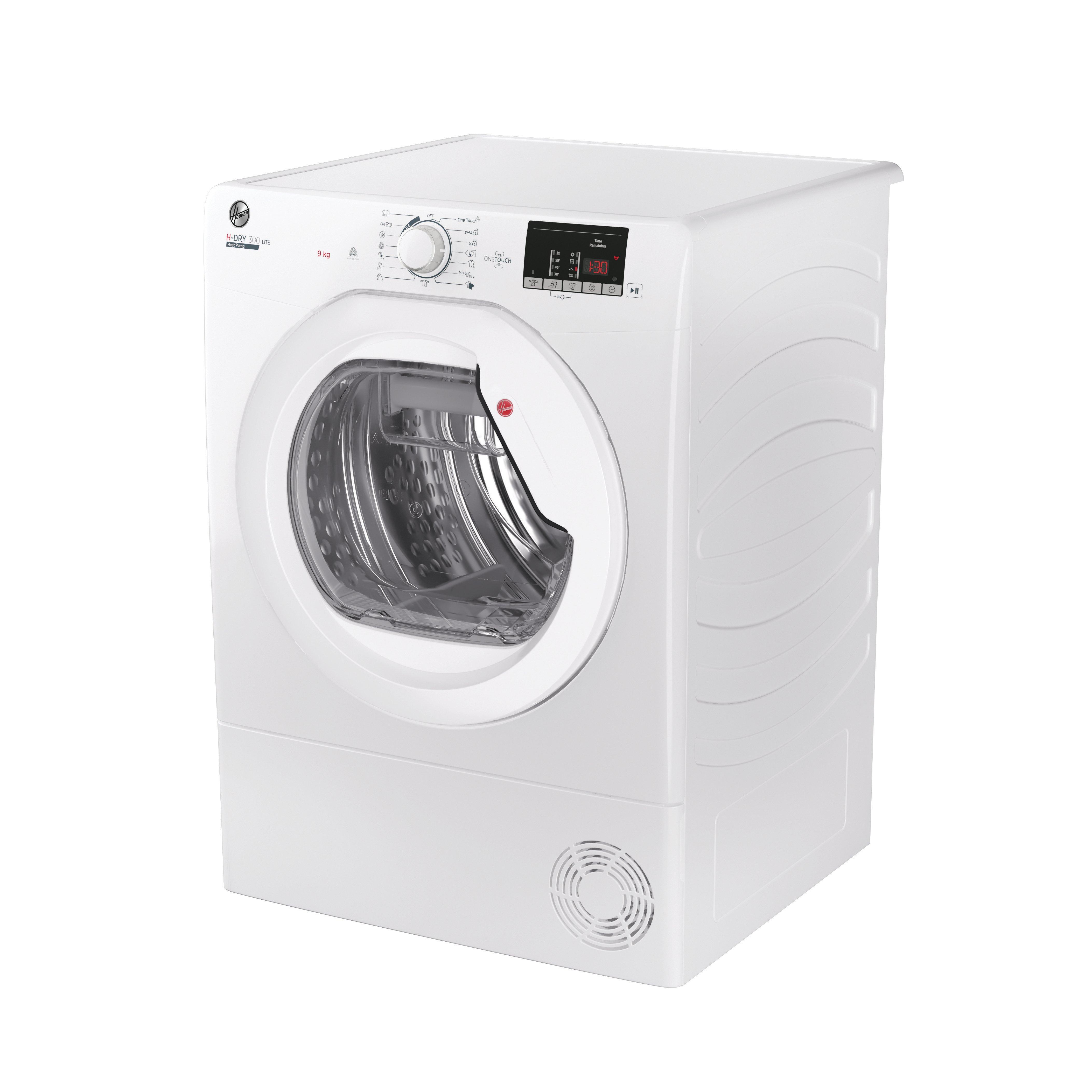 Hoover HLEH9A2DE 9kg Heat Pump Tumble Dryer - White thumbnail image