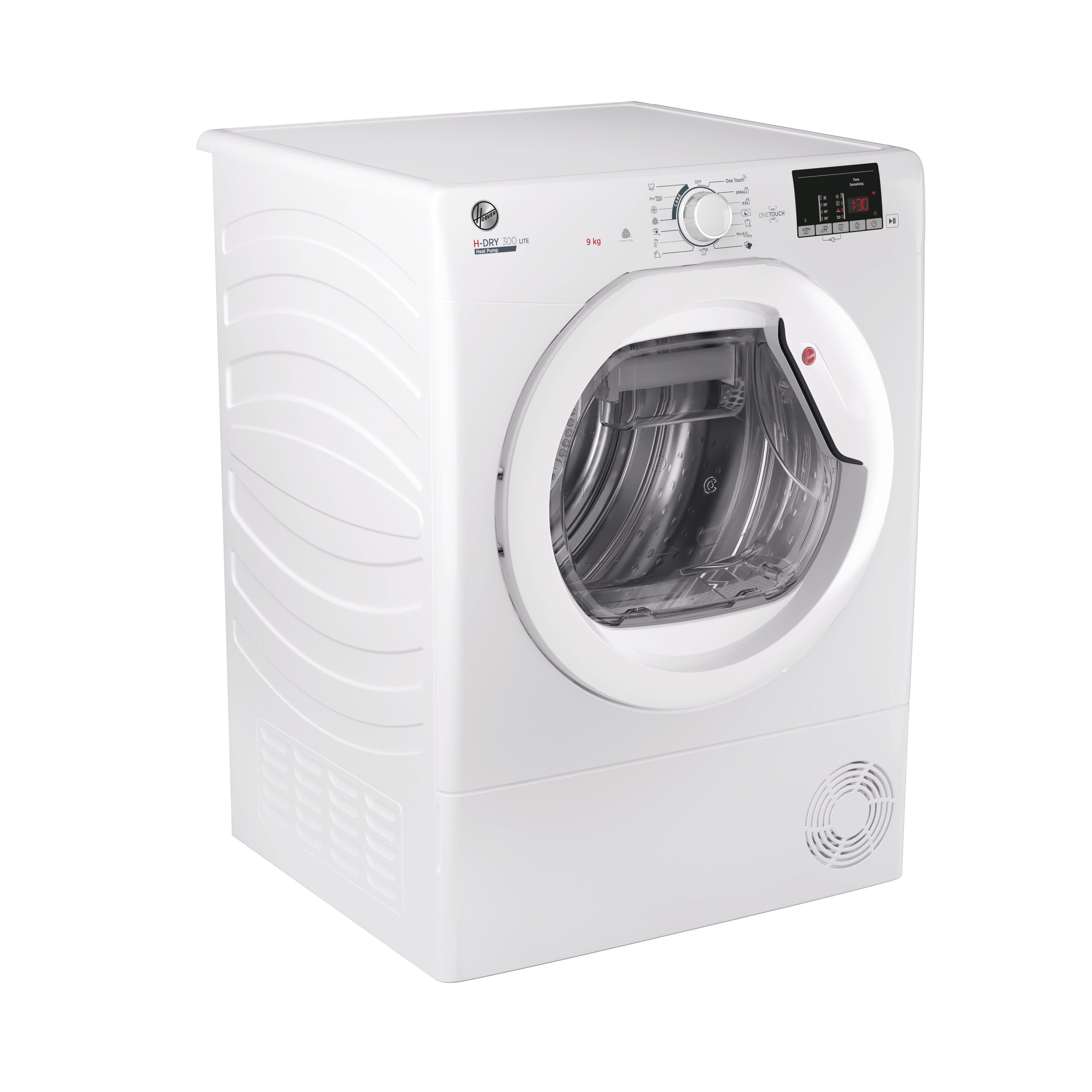 Hoover HLEH9A2DE 9kg Heat Pump Tumble Dryer - White thumbnail image