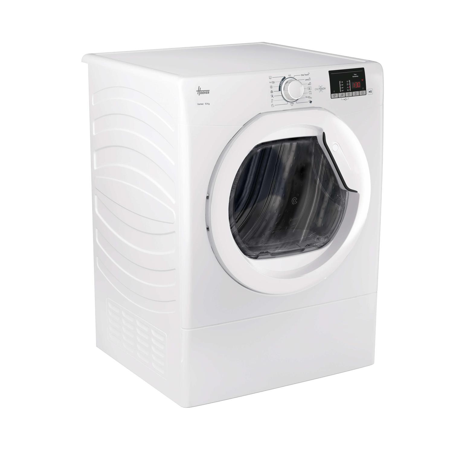 Hoover HLEV10DG-80 10kg Vented Tumble Dryer - White thumbnail image