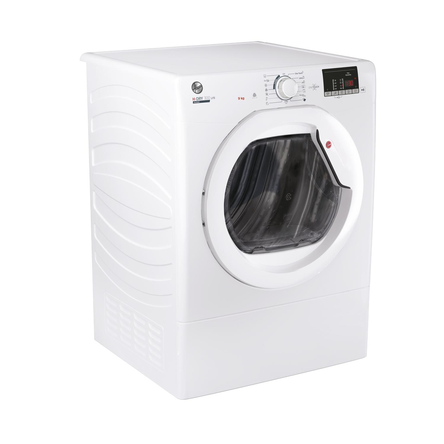Hoover HLEV9DG-80 9kg Vented Tumble Dryer - White thumbnail image