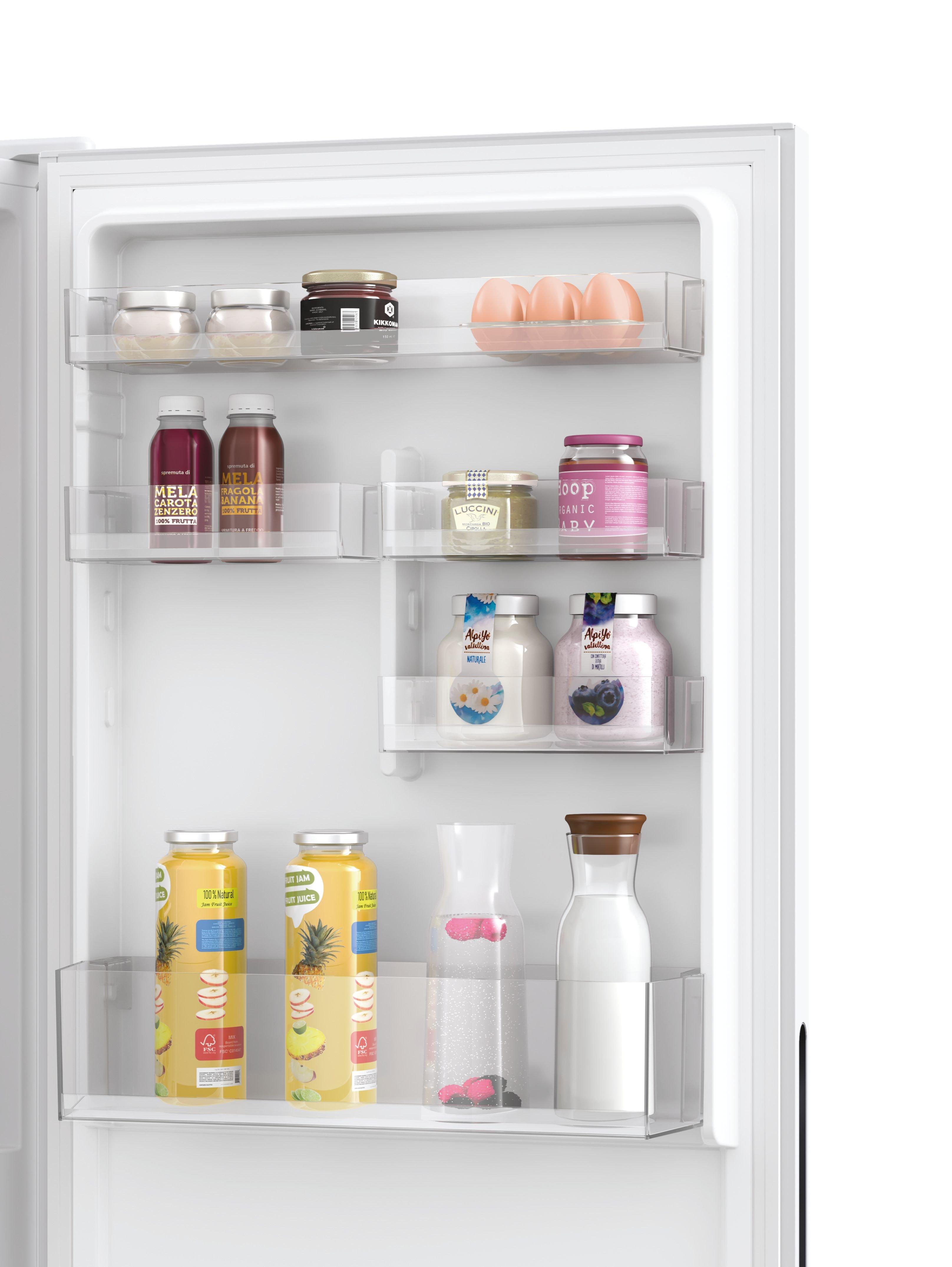 Hoover HOCE3T618EWKR 59.5cm 60/40 Frost Free Fridge Freezer - White thumbnail image
