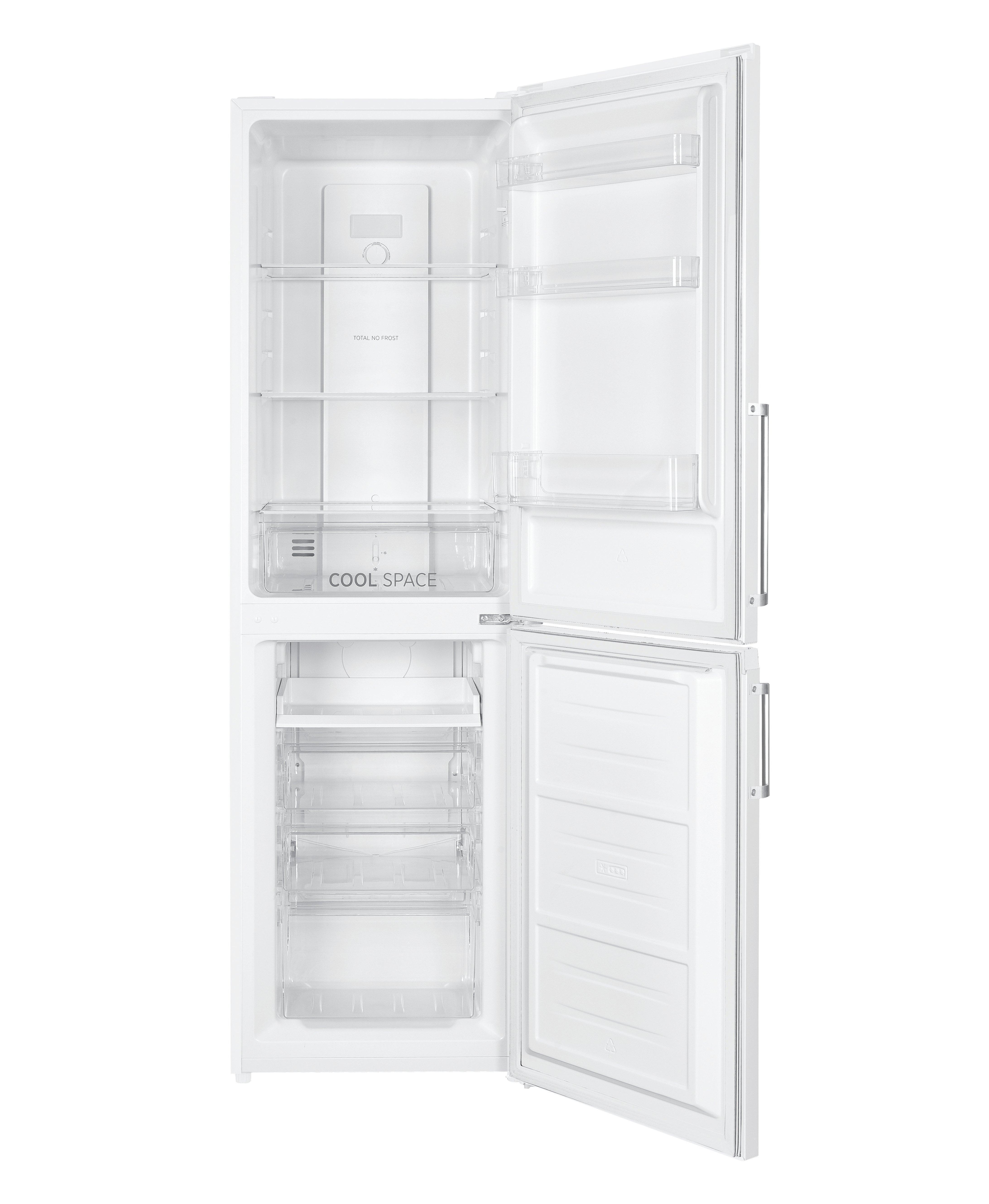 Hoover HOCH1T518EWHK 54cm 50/50 Frost Free Fridge Freezer - White thumbnail image