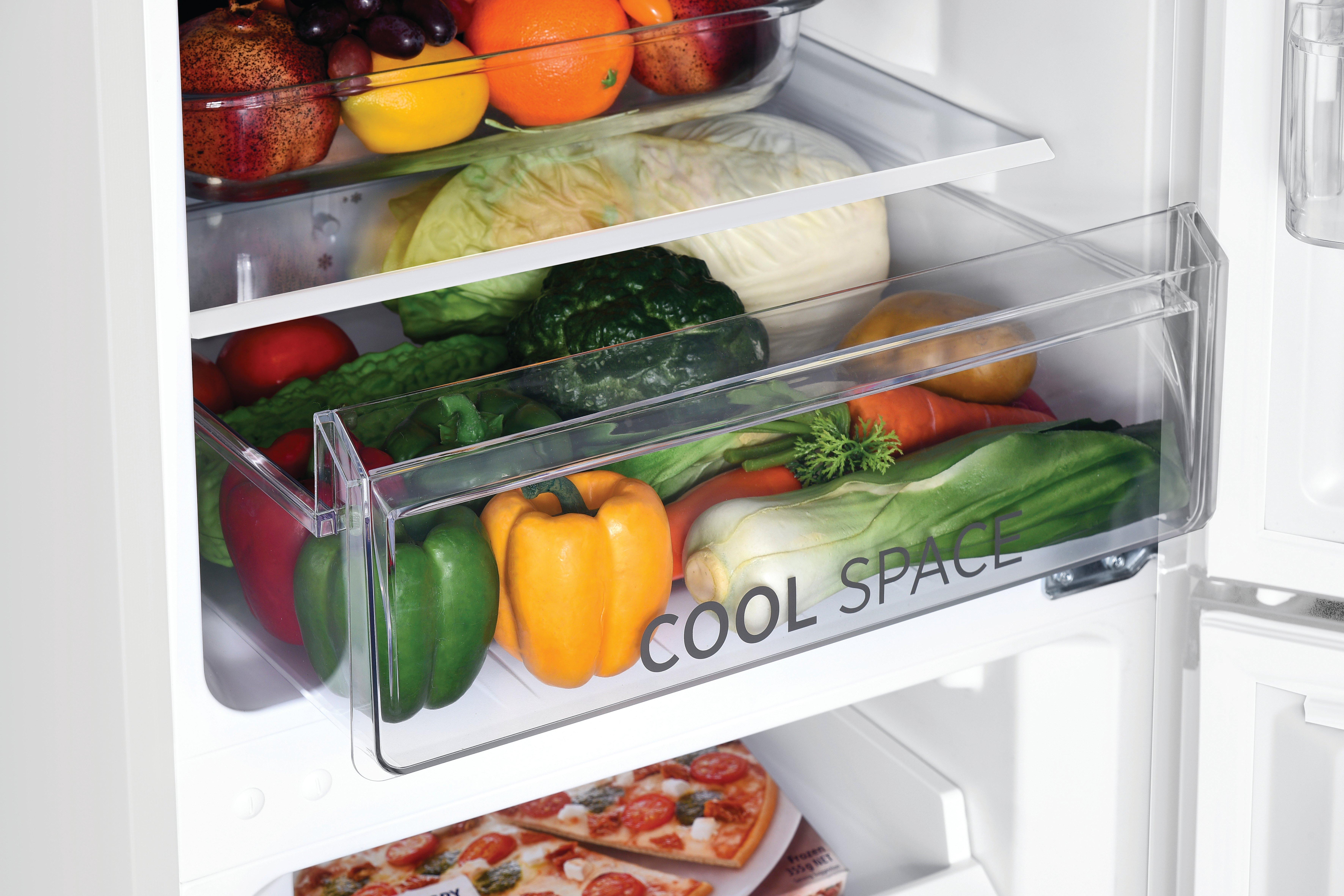 Hoover HOCH1T518EWHK 54cm 50/50 Frost Free Fridge Freezer - White thumbnail image