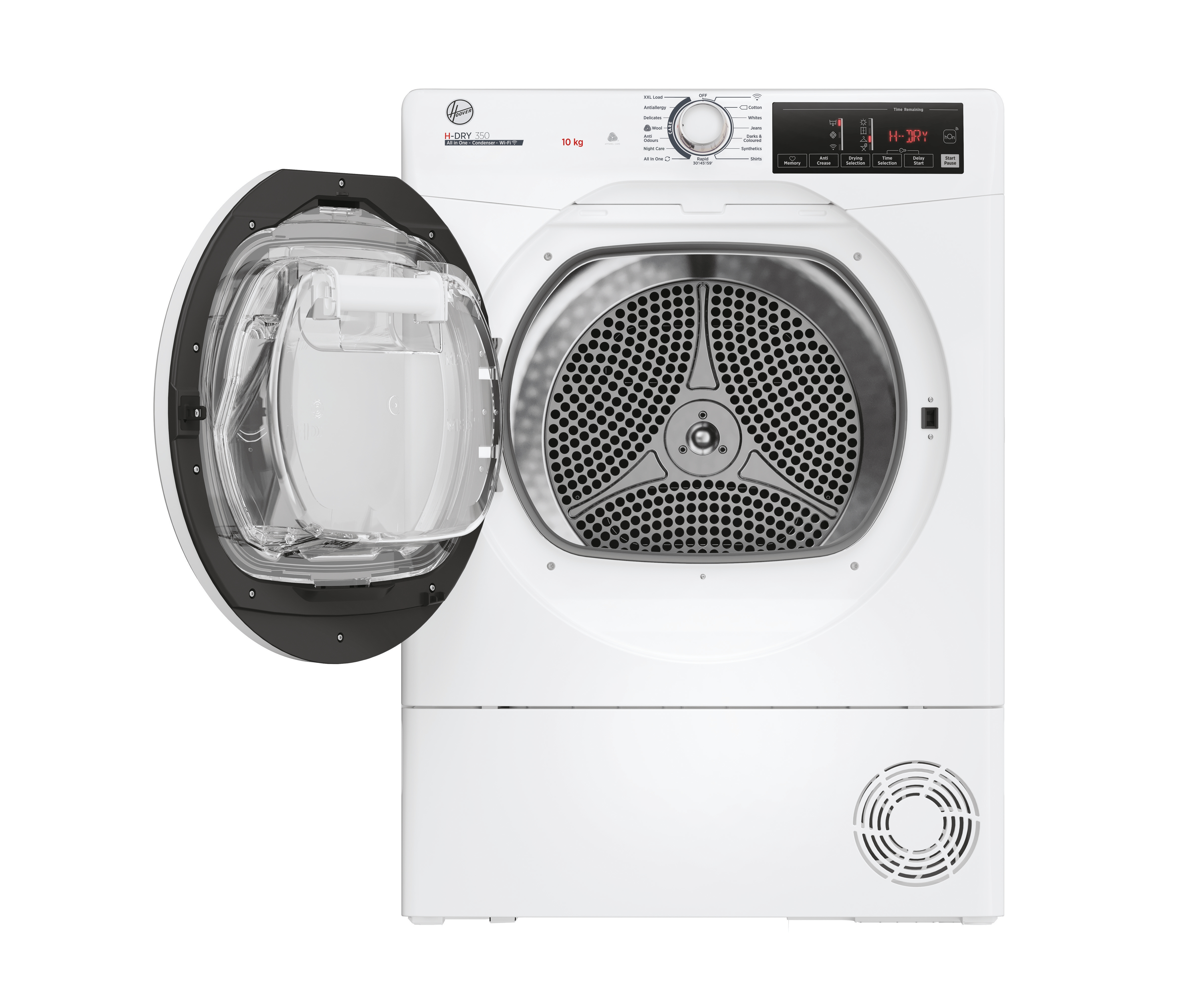 Hoover HRE C10TE-80 10kg Condenser Tumble Dryer - White thumbnail image