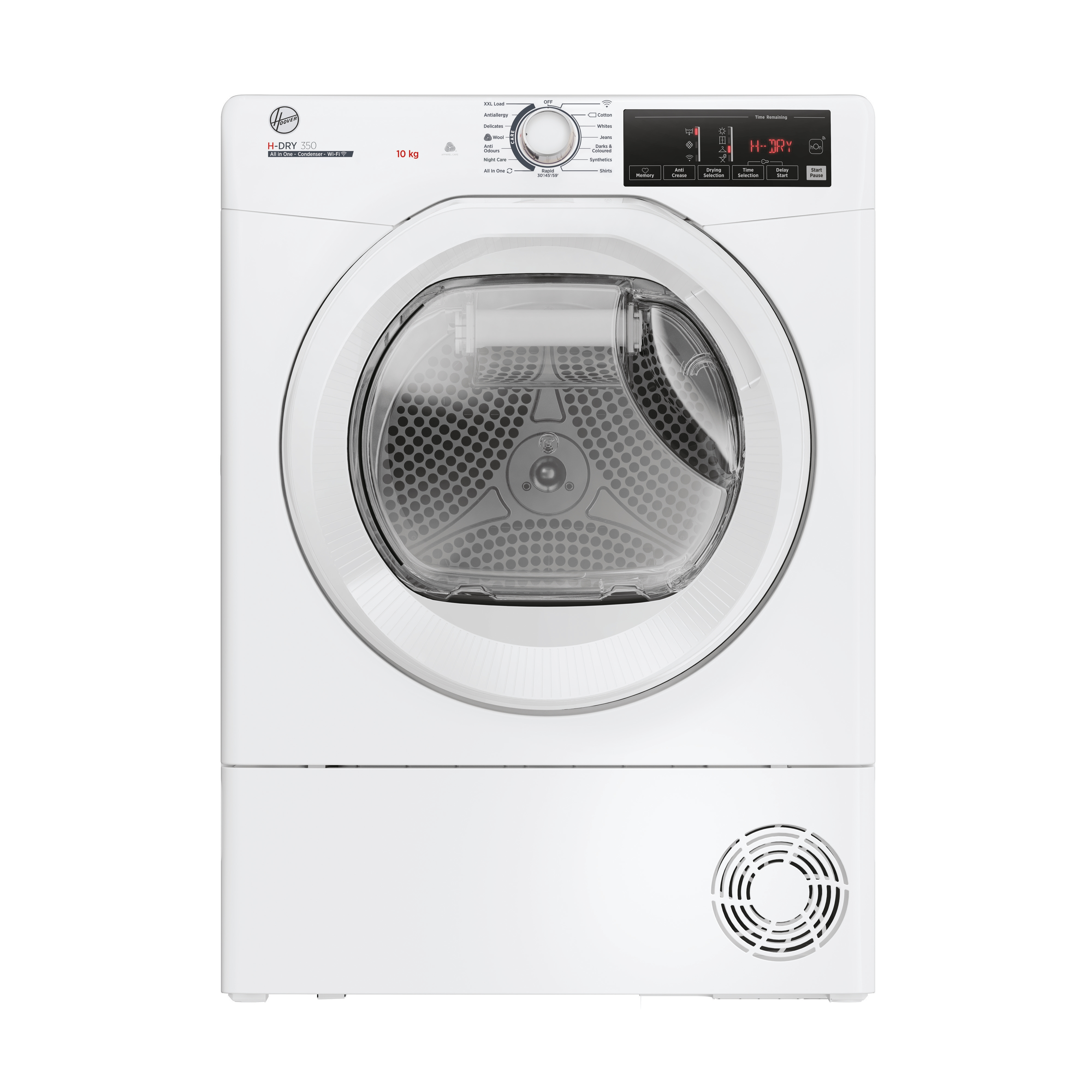 Hoover HRE C10TE-80 10kg Condenser Tumble Dryer - White thumbnail image