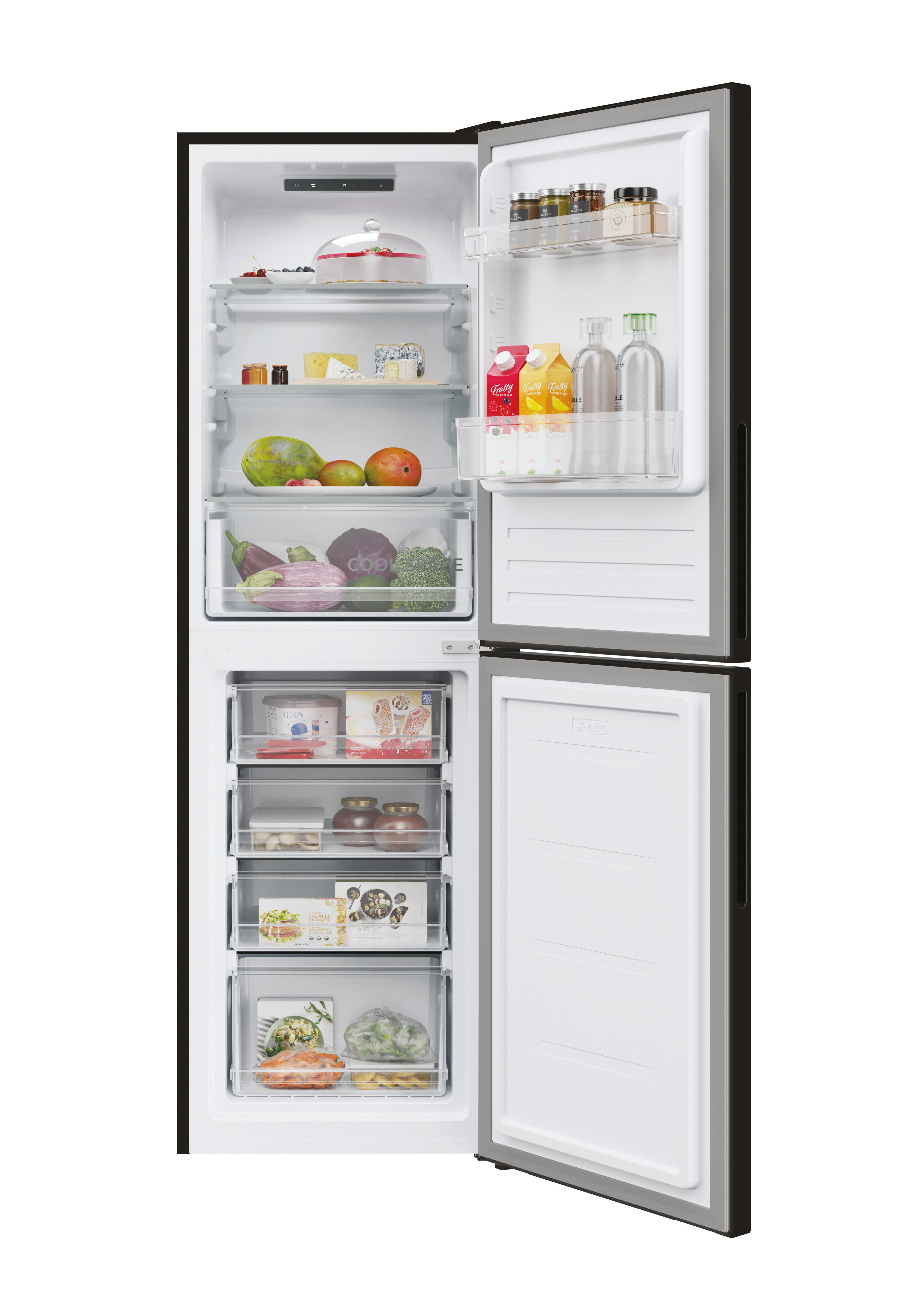 Hoover HVT3CLECKIHB-1 54.5cm 50/50 Low Frost Fridge Freezer - Black thumbnail image