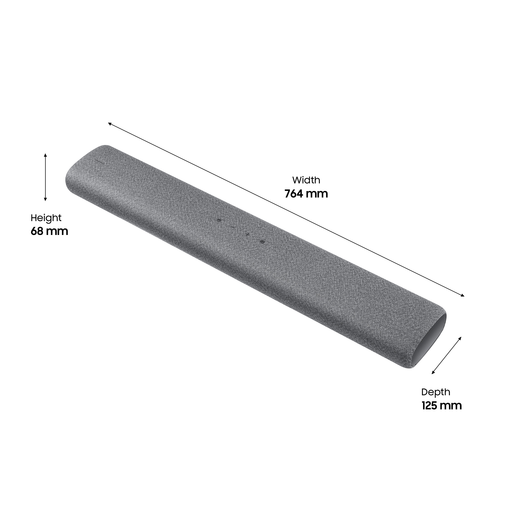 Samsung HW_S50AXU 3.0ch Lifestyle All-in-one Soundbar - Deep Grey thumbnail image