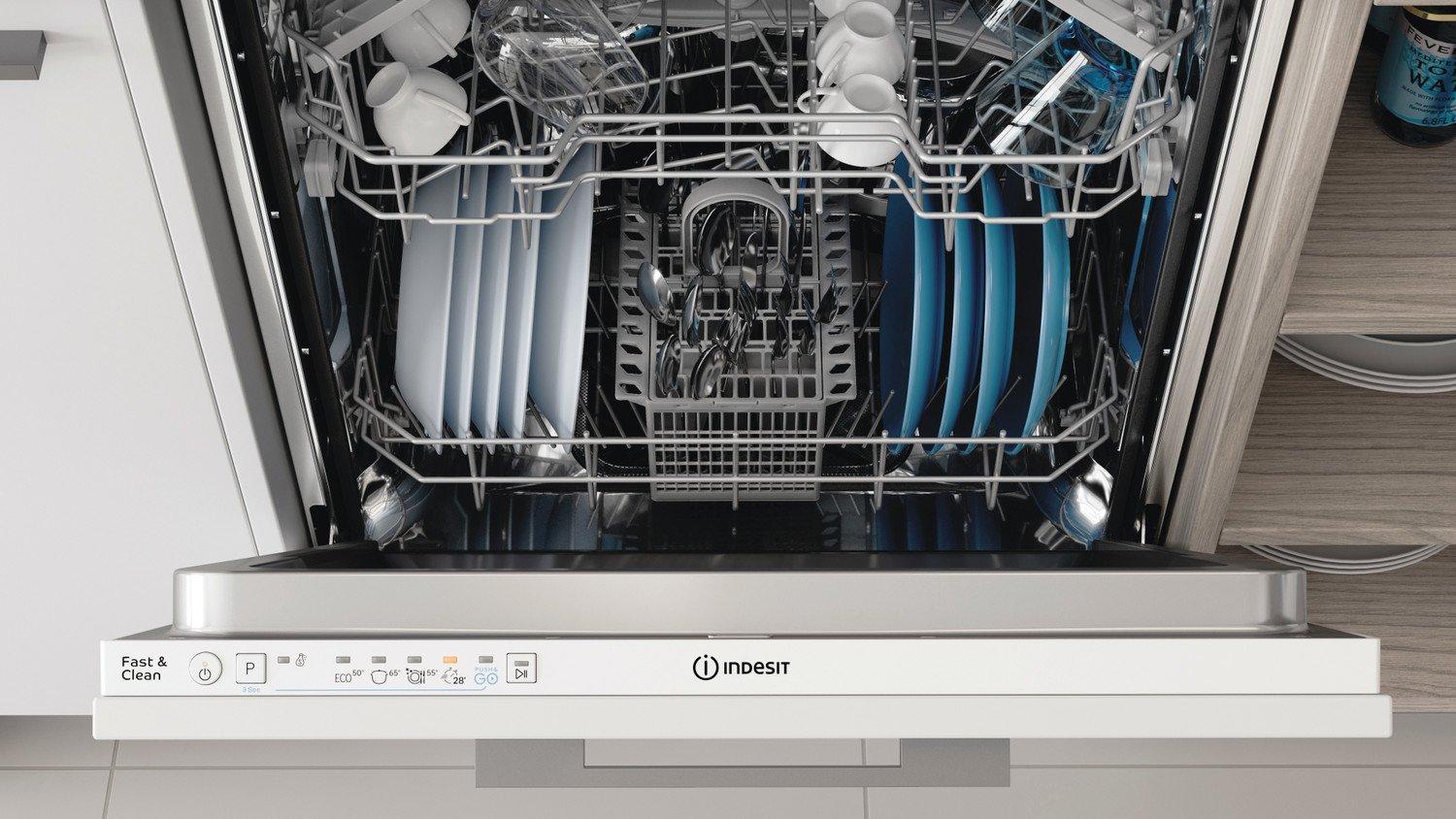 Indesit D2IHL326UK Full Size Built-in Dishwasher thumbnail image
