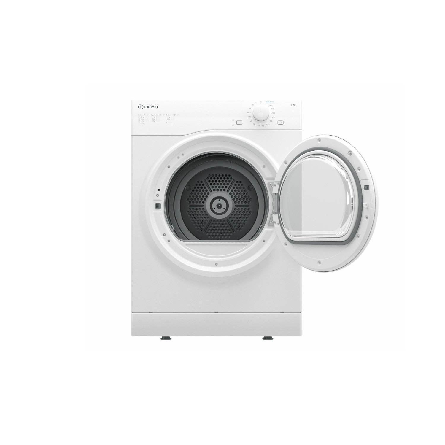 Indesit I1D80WUK 8kg Air-Vented Tumble Dryer - White thumbnail image