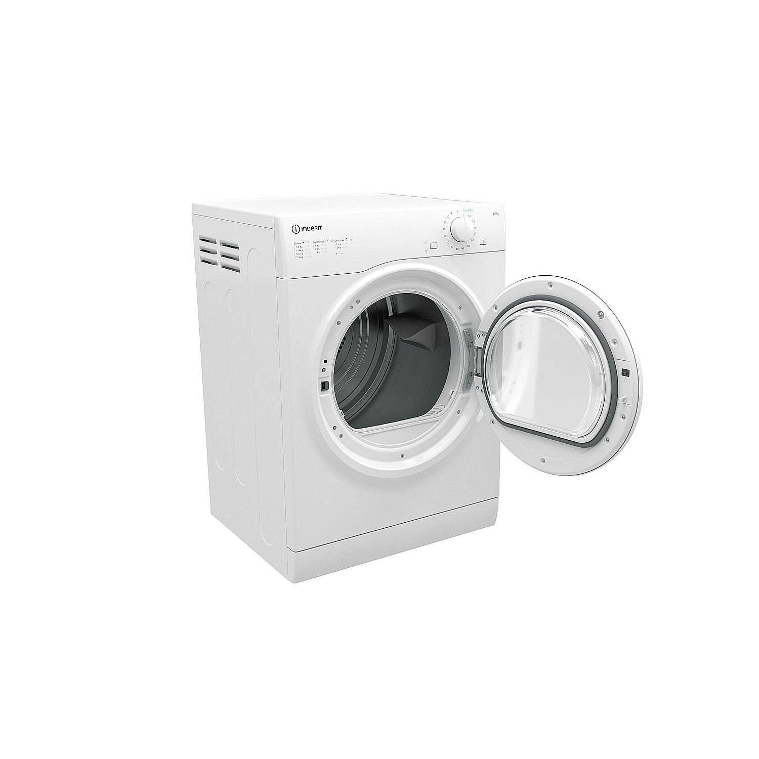 Indesit I1D80WUK 8kg Air-Vented Tumble Dryer - White thumbnail image