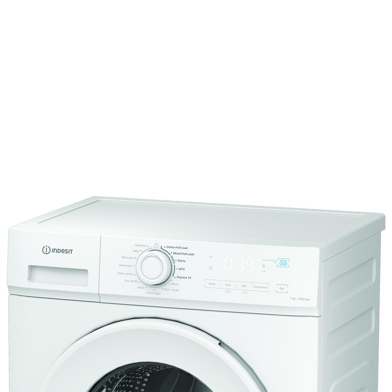 Indesit IMA764MYTIMEUK 7kg 1400 Spin Washing Machine - White thumbnail image