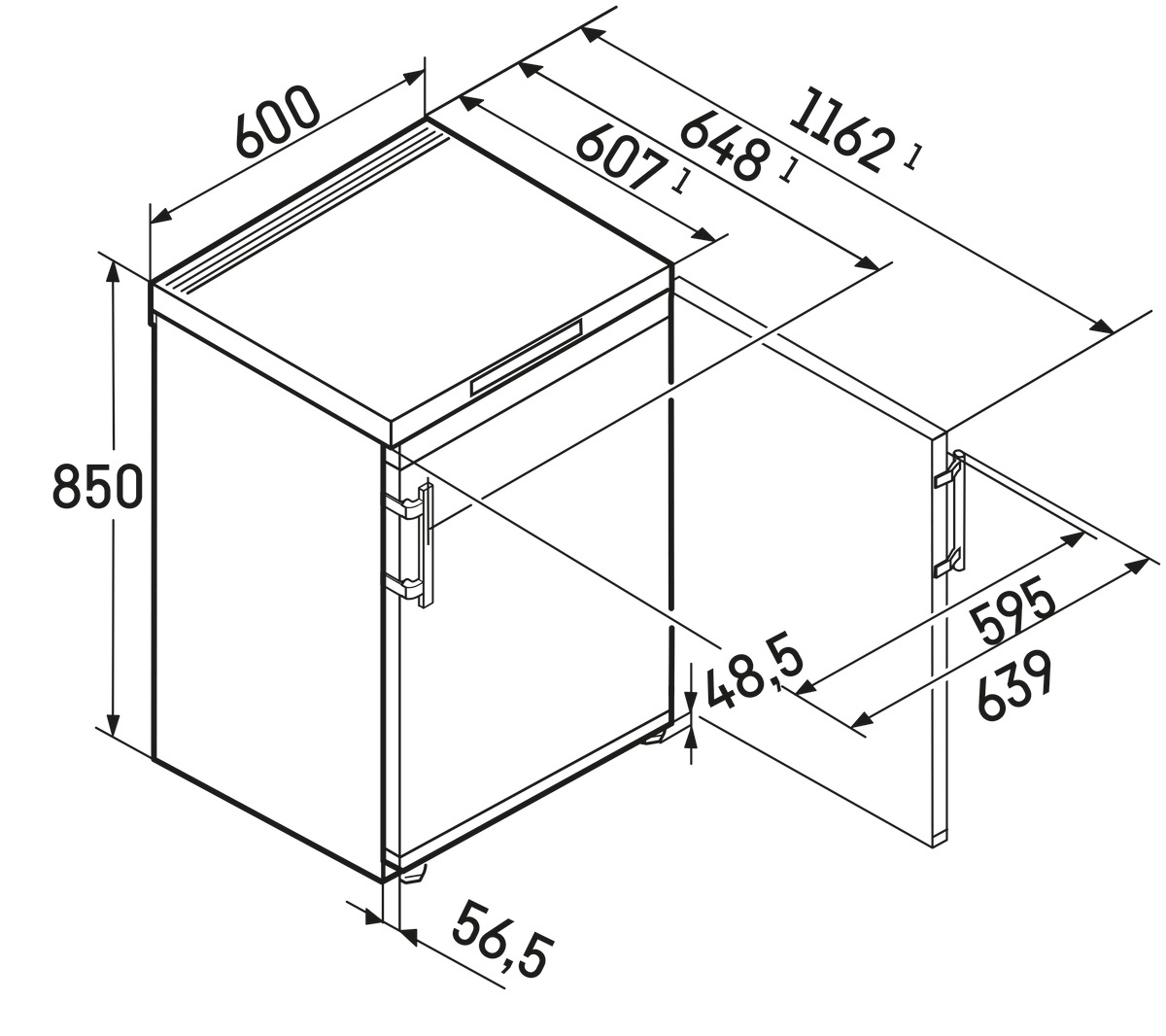 Liebherr FCI1624 60cm Undercounter Freezer thumbnail image