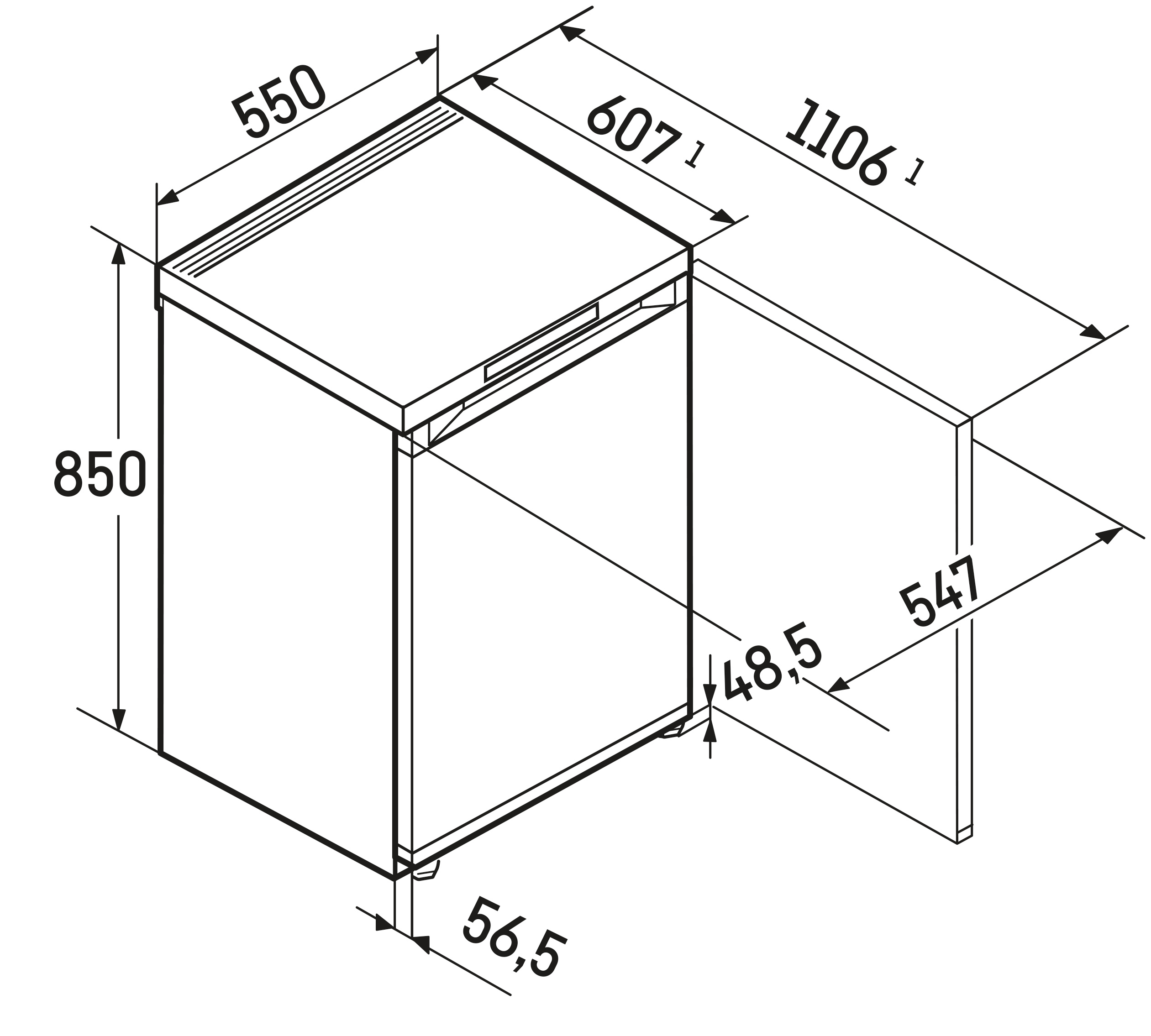 Liebherr TG14VE04 55cm Freezer - White thumbnail image