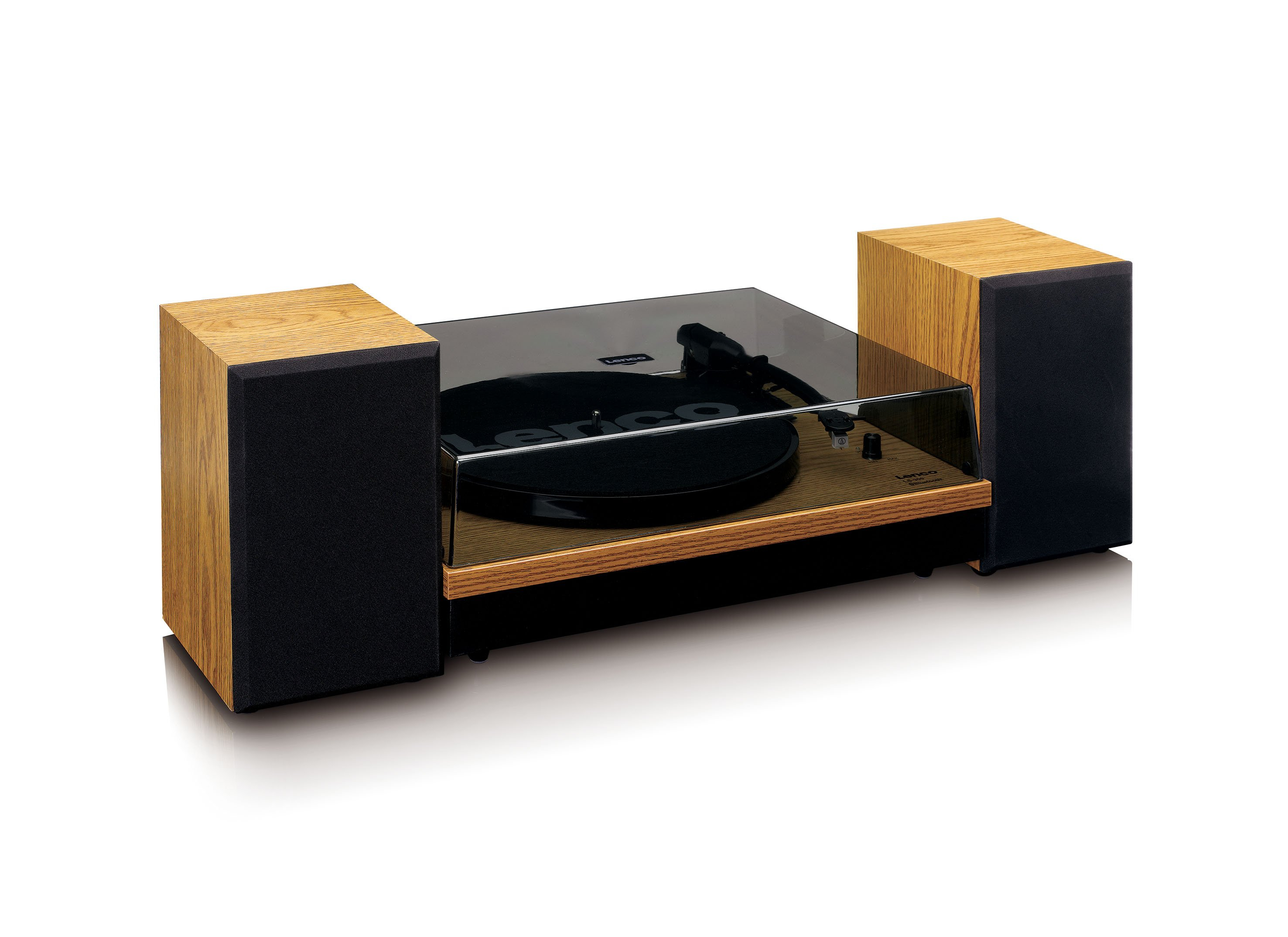 Lenco A003106 Lenco LS-300 Turntable & Hi Fi Speakers - Wood thumbnail image