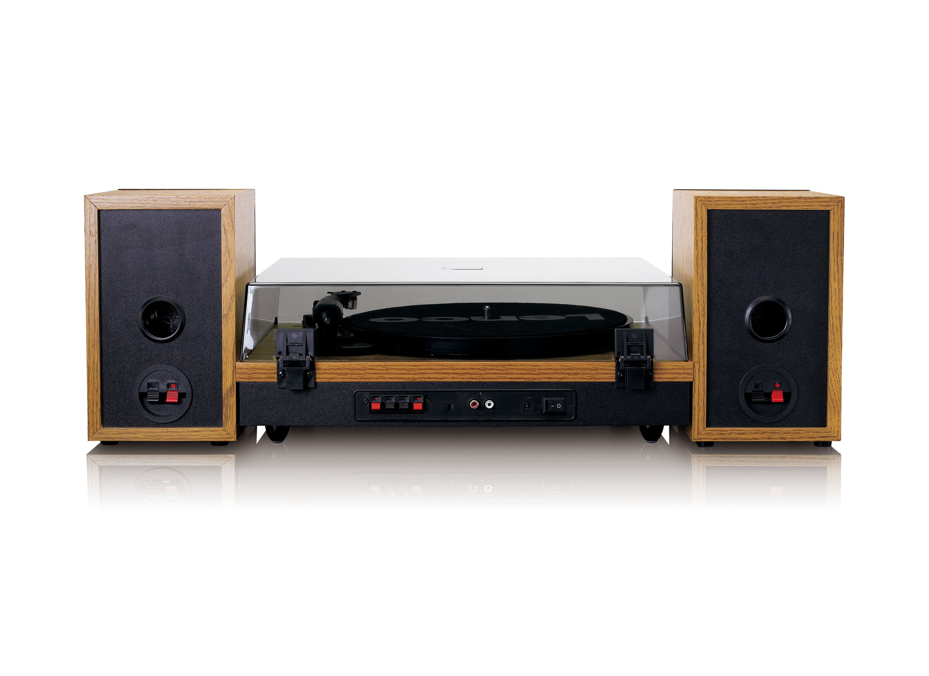 Lenco A003106 Lenco LS-300 Turntable & Hi Fi Speakers - Wood thumbnail image