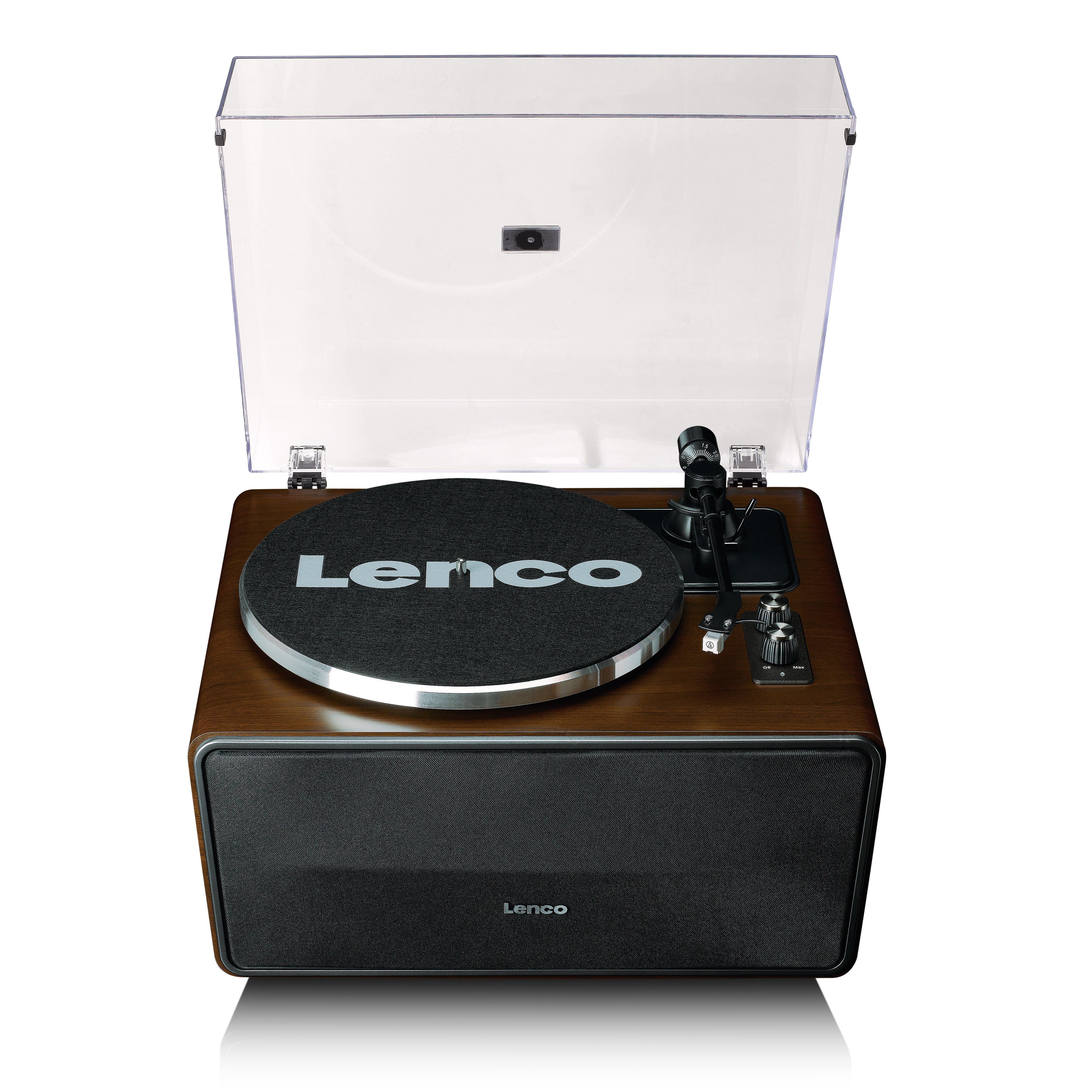 Lenco A005464 Lenco LS-470WA Turntable with built-in speaker  - Dark Walnut thumbnail image