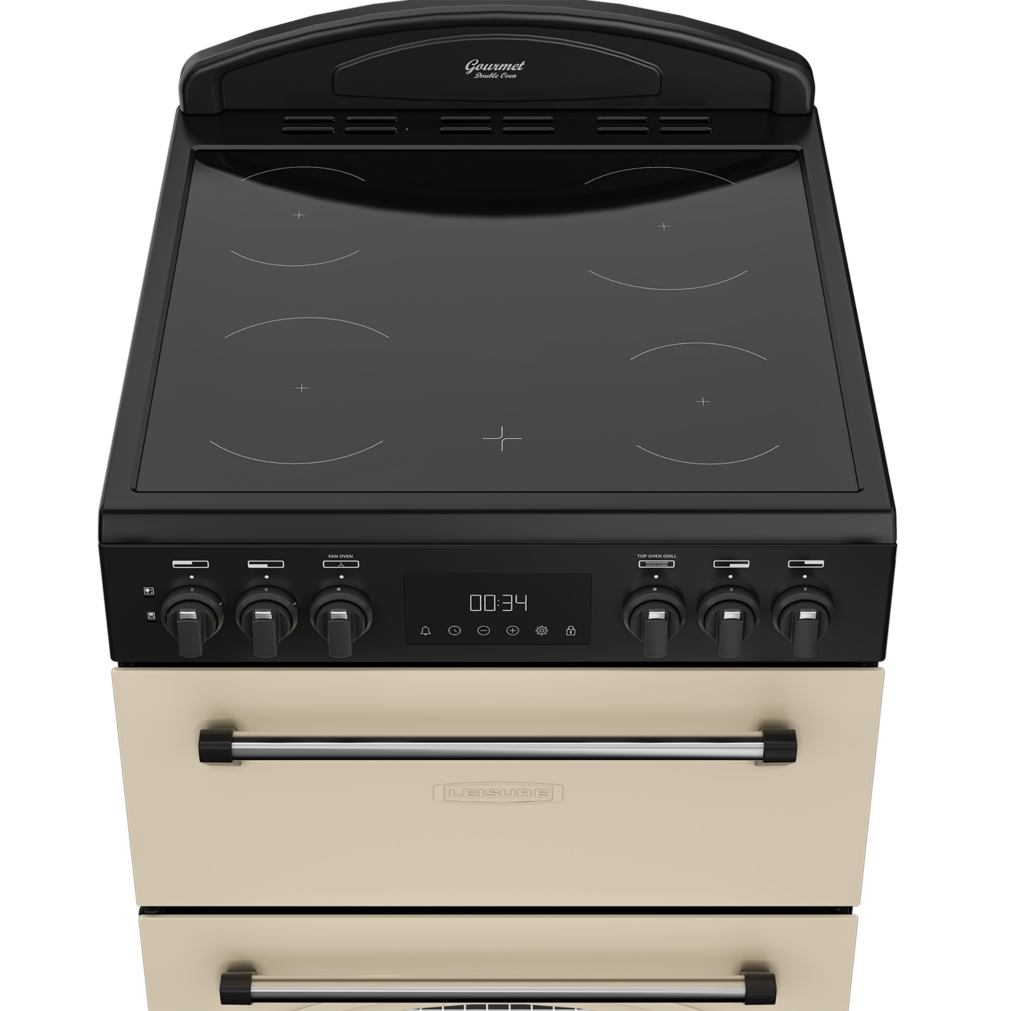 Leisure CLB60ECC 60cm Double Oven Electric Range Cooker - Cream thumbnail image