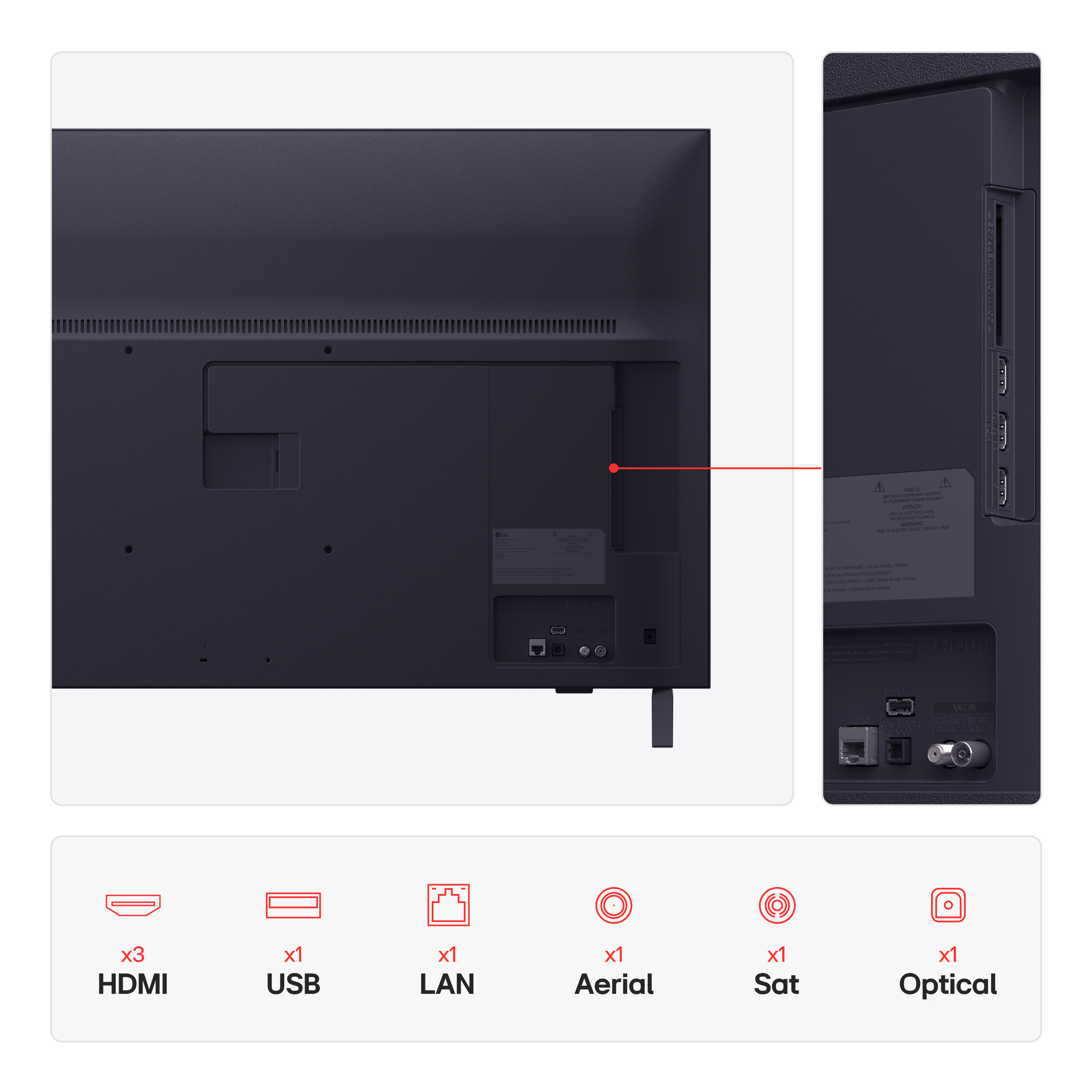 LG 43UA74006LB.AEK 43" 4K Ultra HD Smart TV thumbnail image