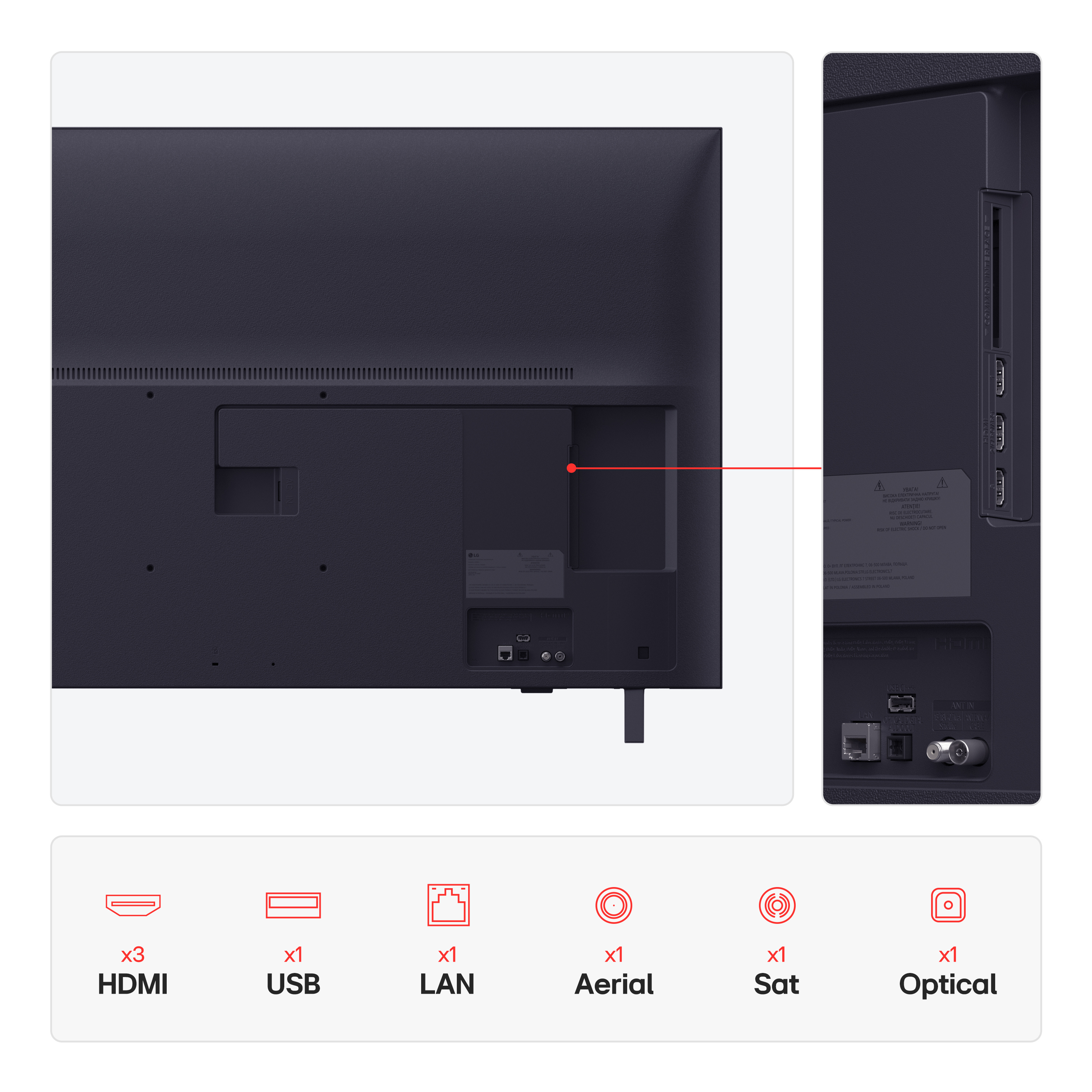LG 50UA74006LB.AEK 50" 4K Ultra HD Smart TV thumbnail image