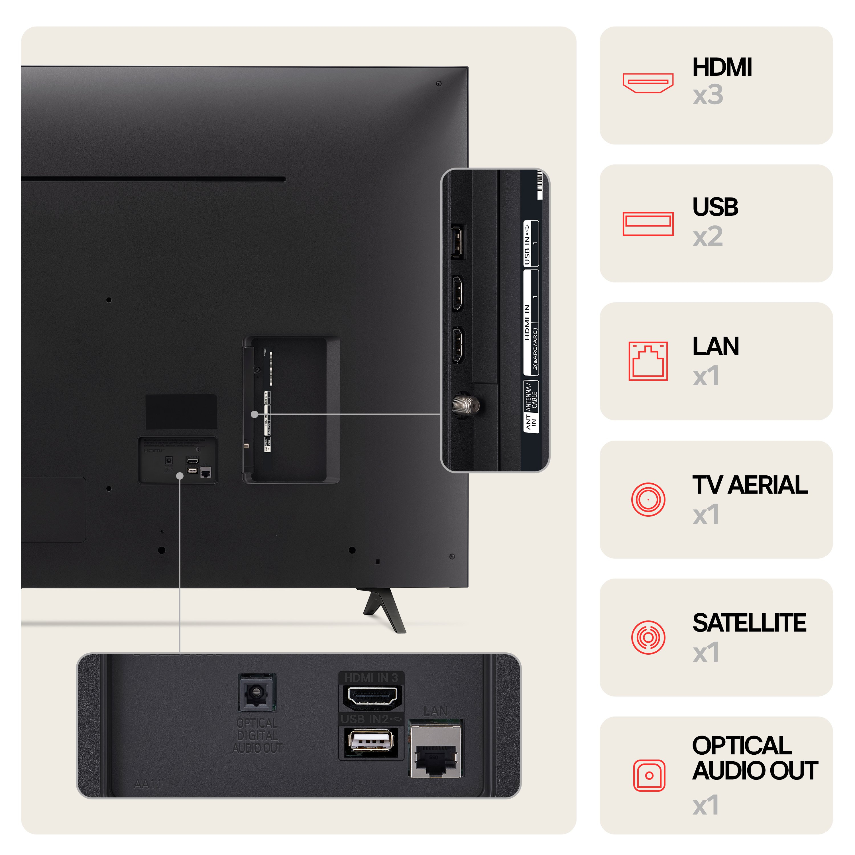 LG 50UT80006LA.AEK 50" 4K LED Smart TV thumbnail image