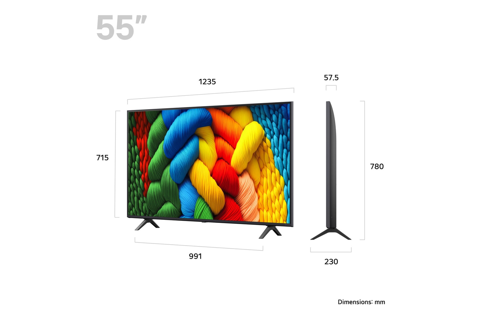 LG 55NANO80A6B.AEK 55" 4K NanoCell Smart TV thumbnail image