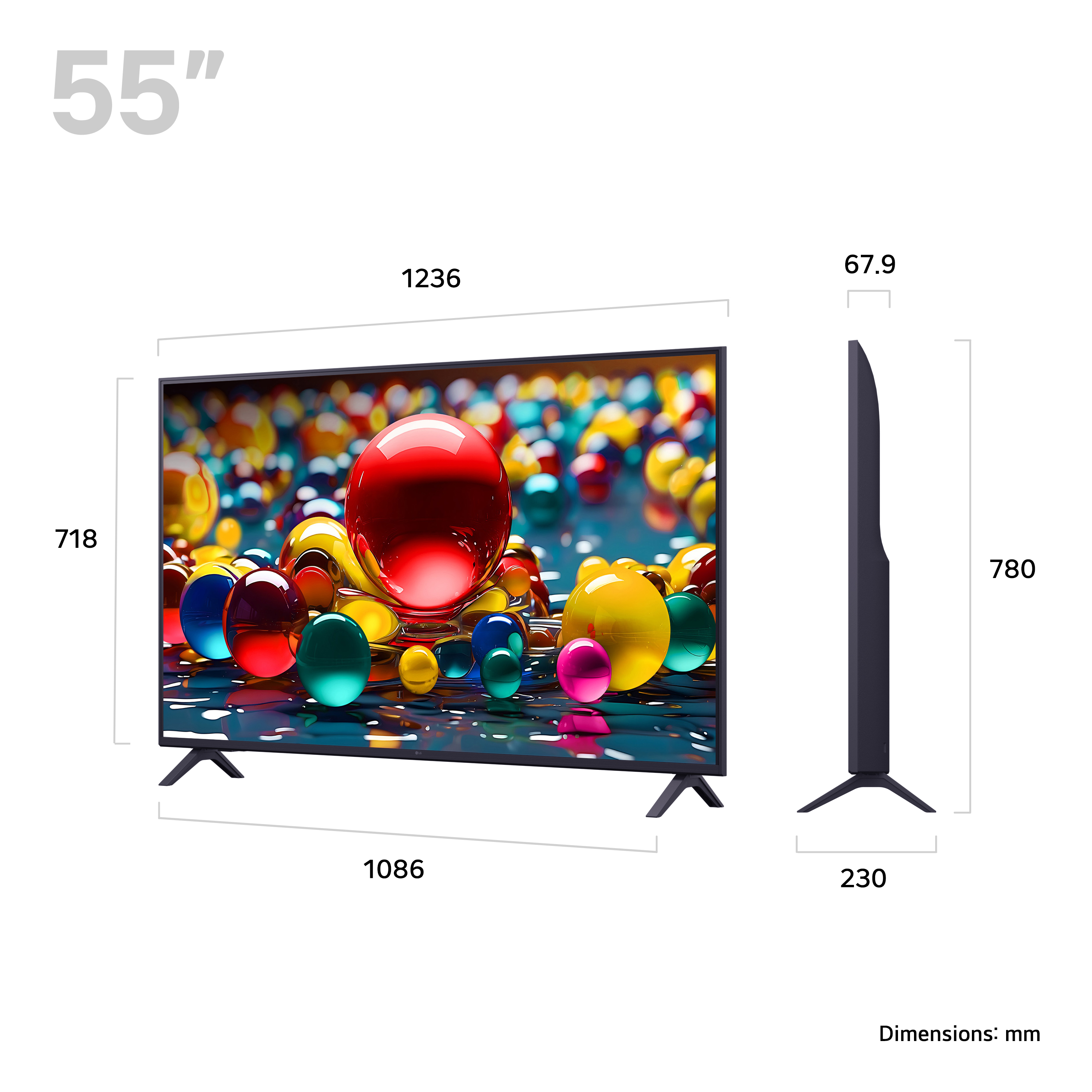 LG 55UA74006LB.AEK 55" 4K Ultra HD Smart TV thumbnail image
