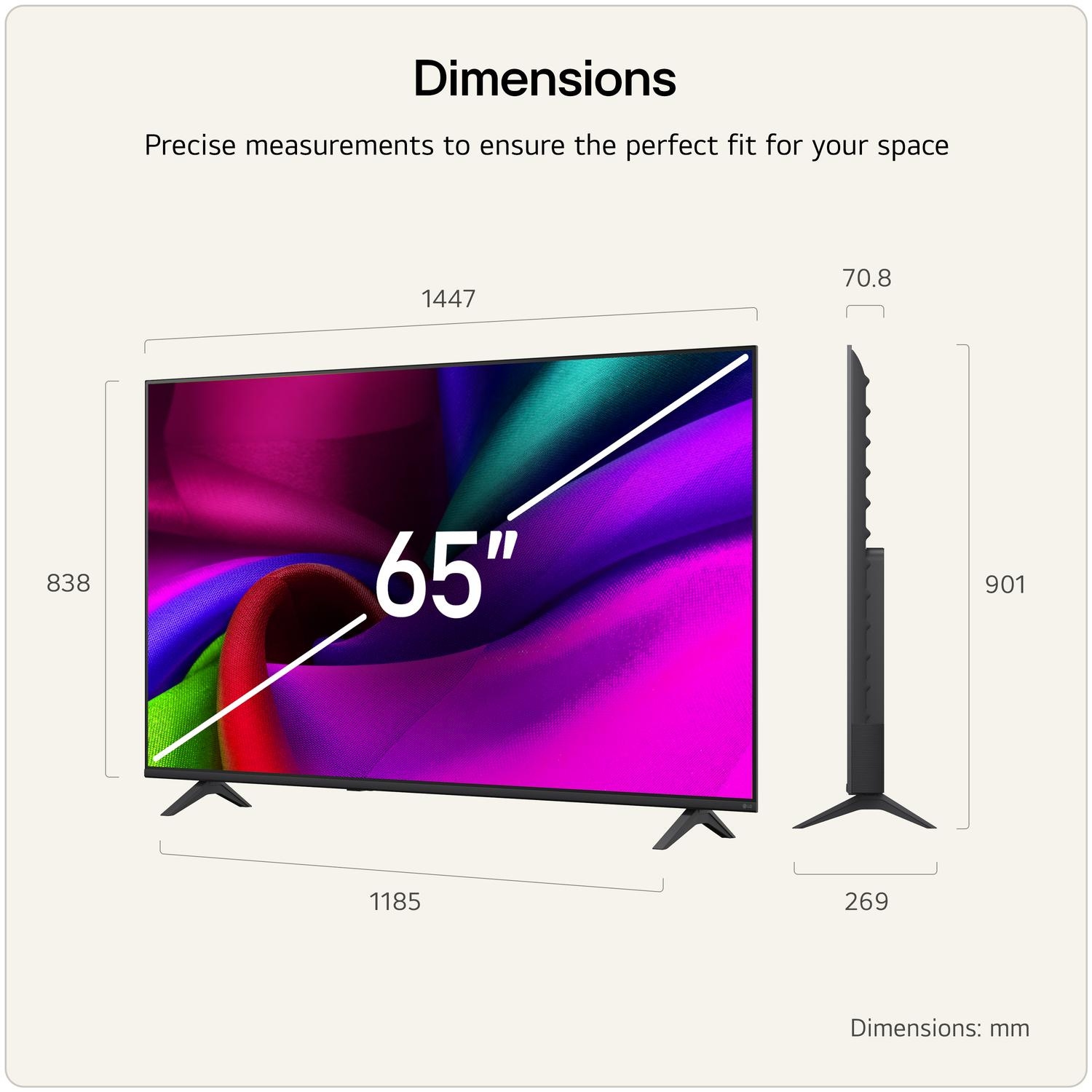 LG 65NU900B6LA.AEK 65" 4K UHD NANO AI Smart TV thumbnail image