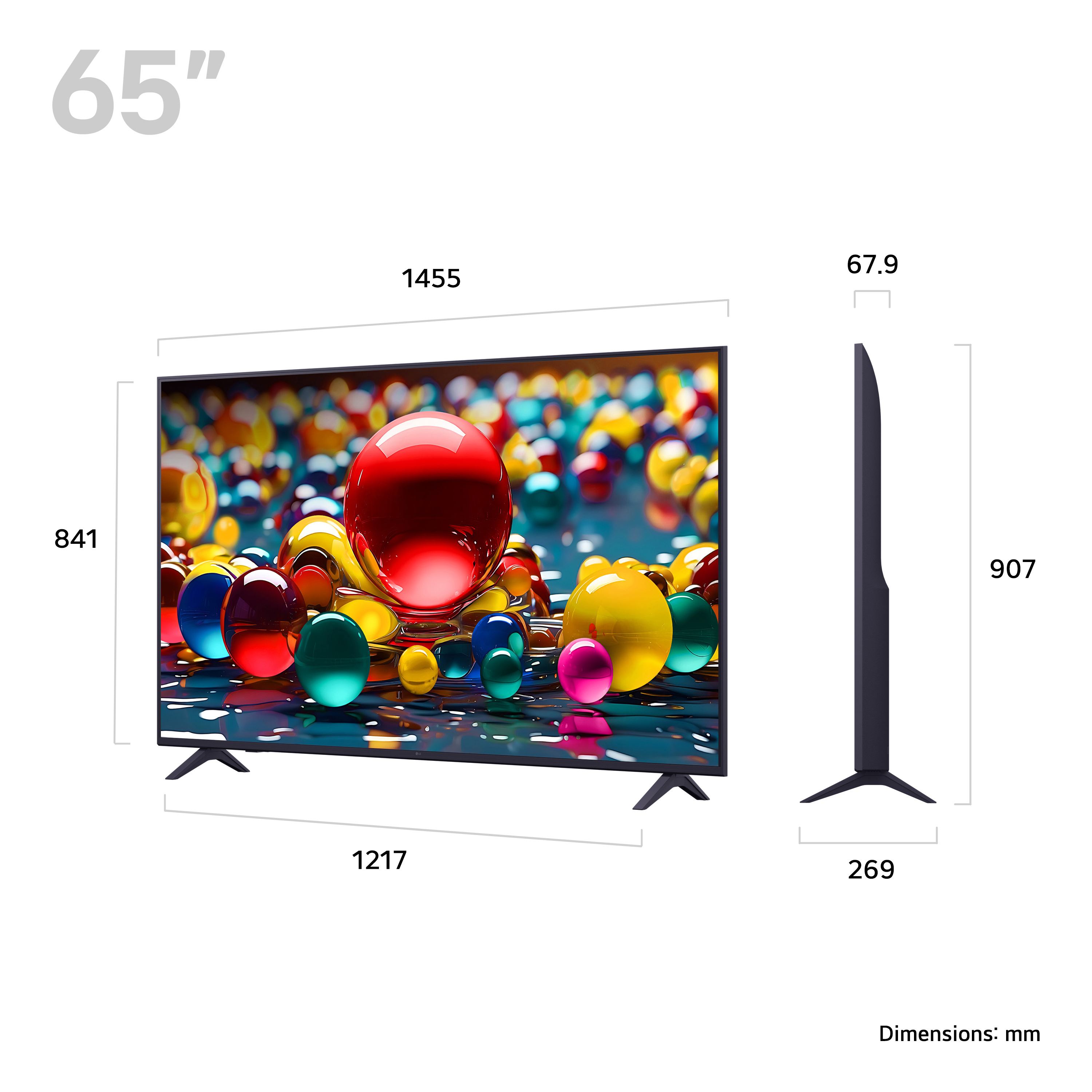 LG 65UA74006LB.AEK 65" 4K Ultra HD Smart TV thumbnail image