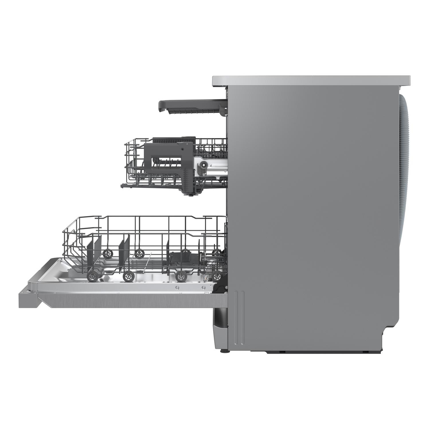 LG Series 5 TrueSteam QuadWash DF273FVS 14 PS WiFi Connected Freestanding Full Size Dishwasher - Silver thumbnail image
