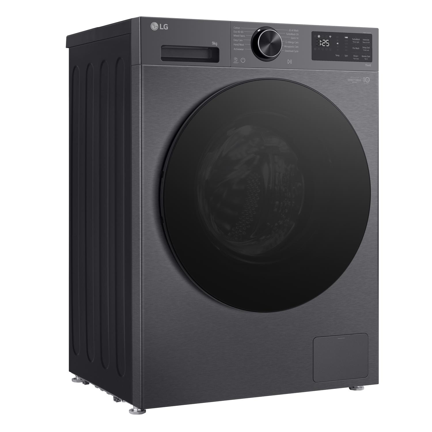LG F2X50S9TBB 9kg 1200 Spin Washing Machine - Black thumbnail image