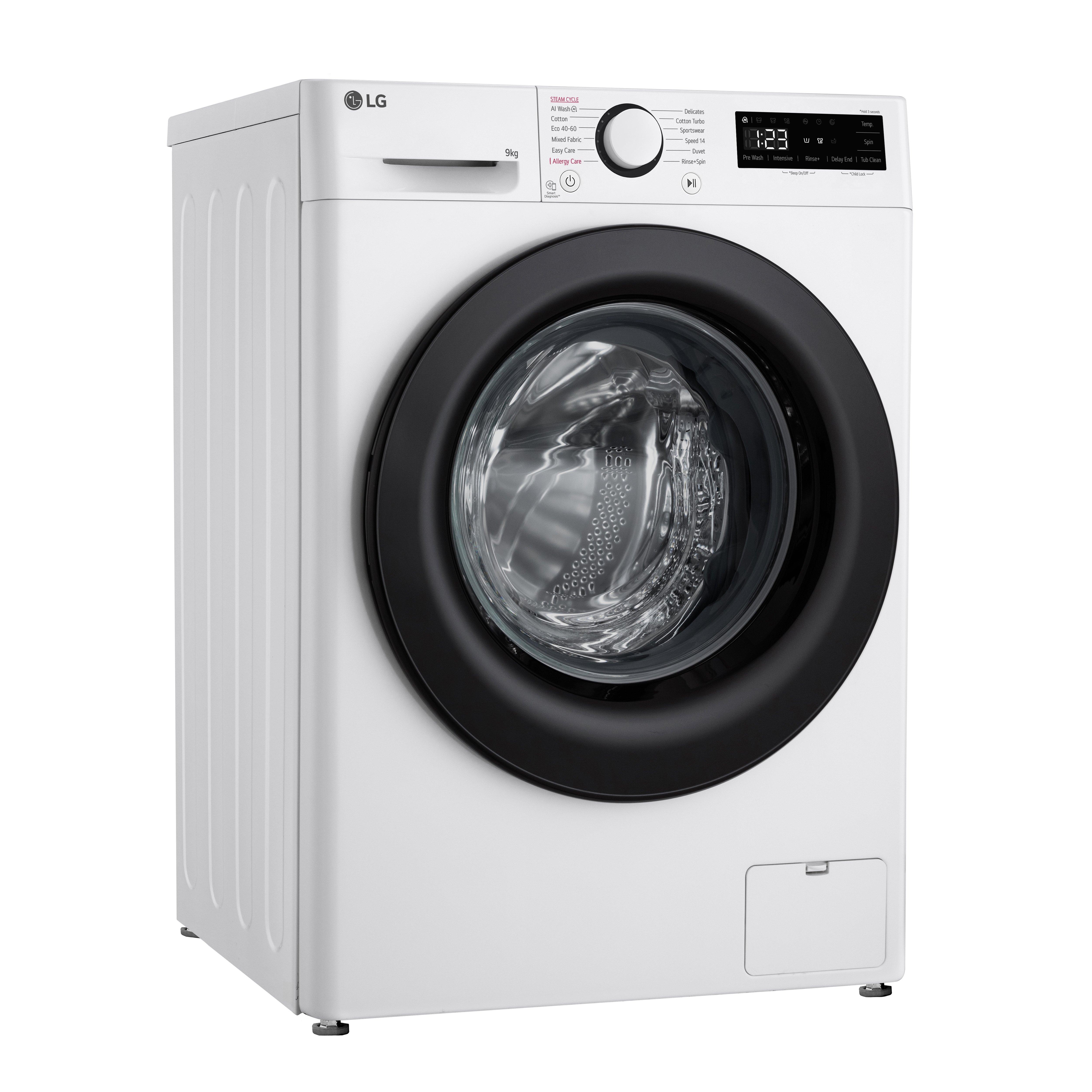 LG F2Y509WBLN1 9kg 1200 Spin Washing Machine - White thumbnail image