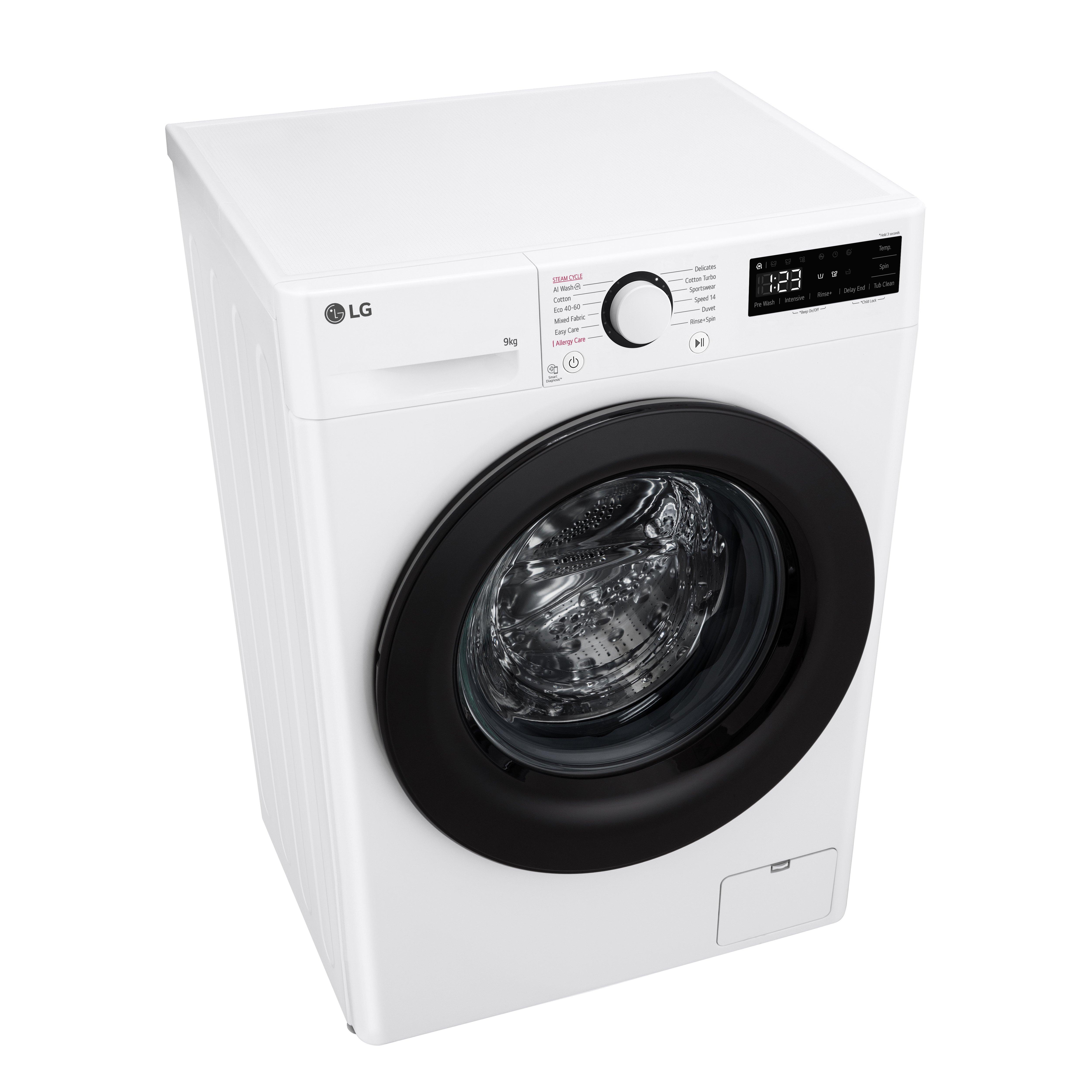 LG F2Y509WBLN1 9kg 1200 Spin Washing Machine - White thumbnail image
